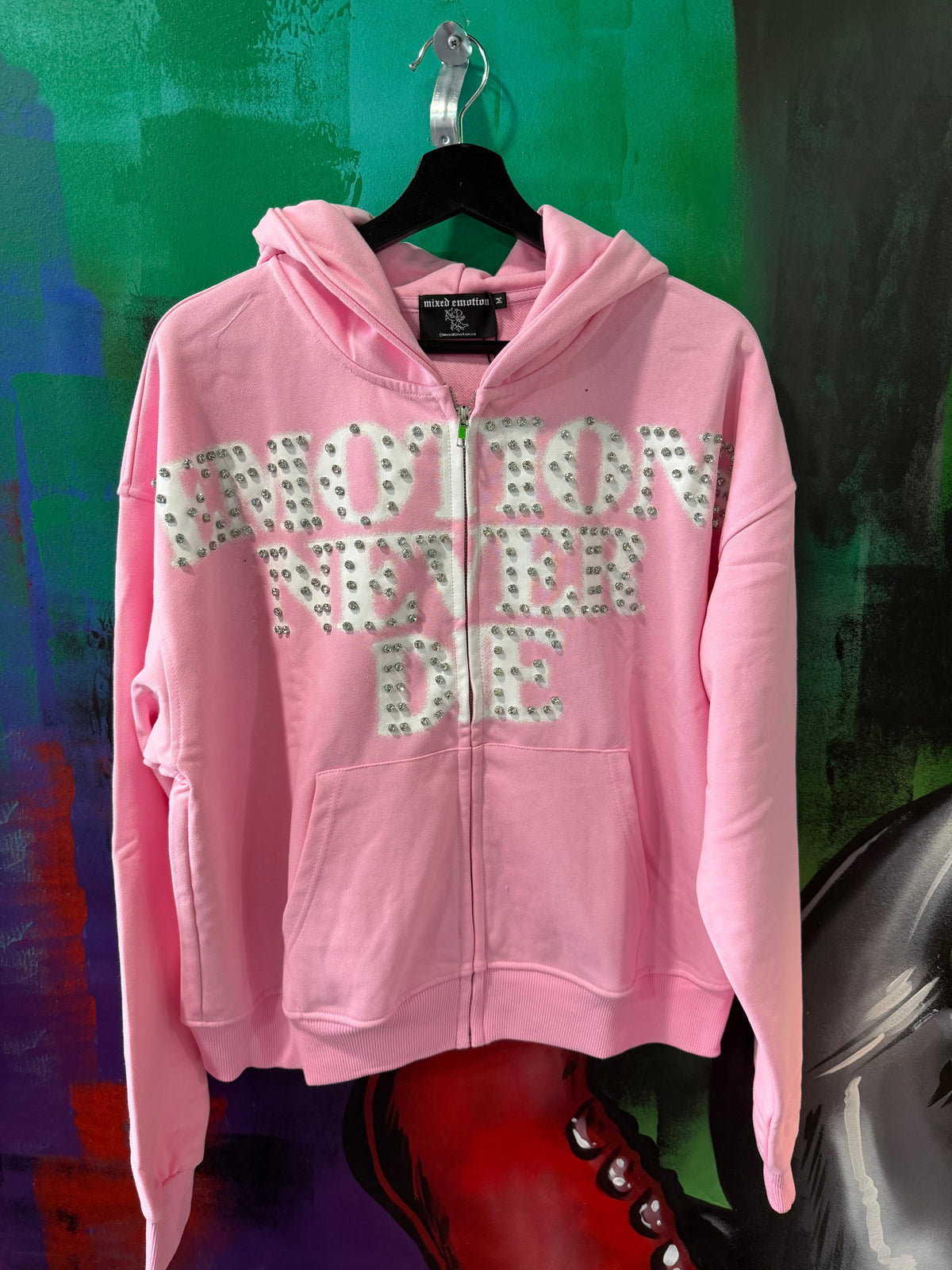 Mixed Emotion Pink End Hoodie
