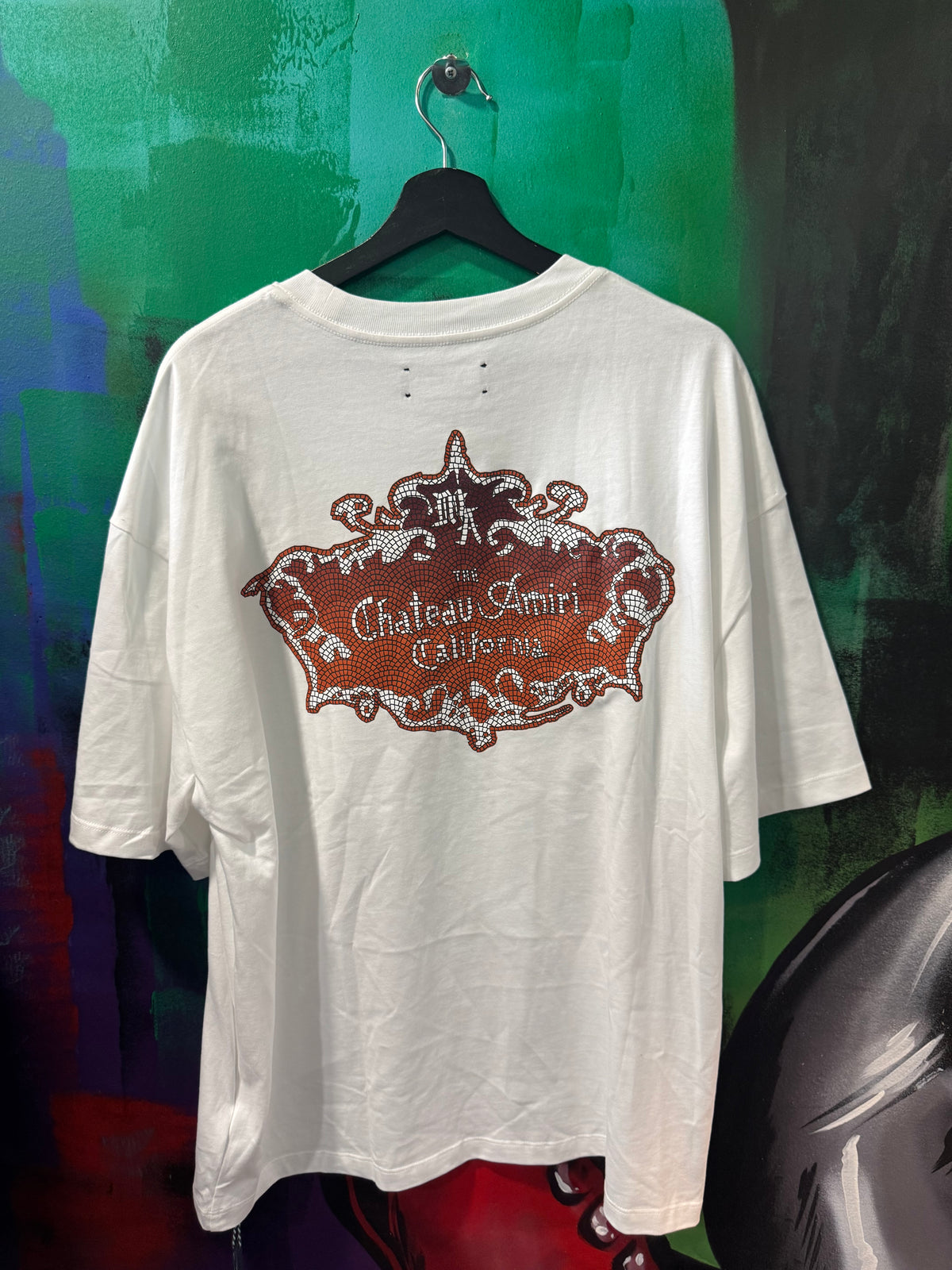 Amiri Chateau California Oversized White Tee
