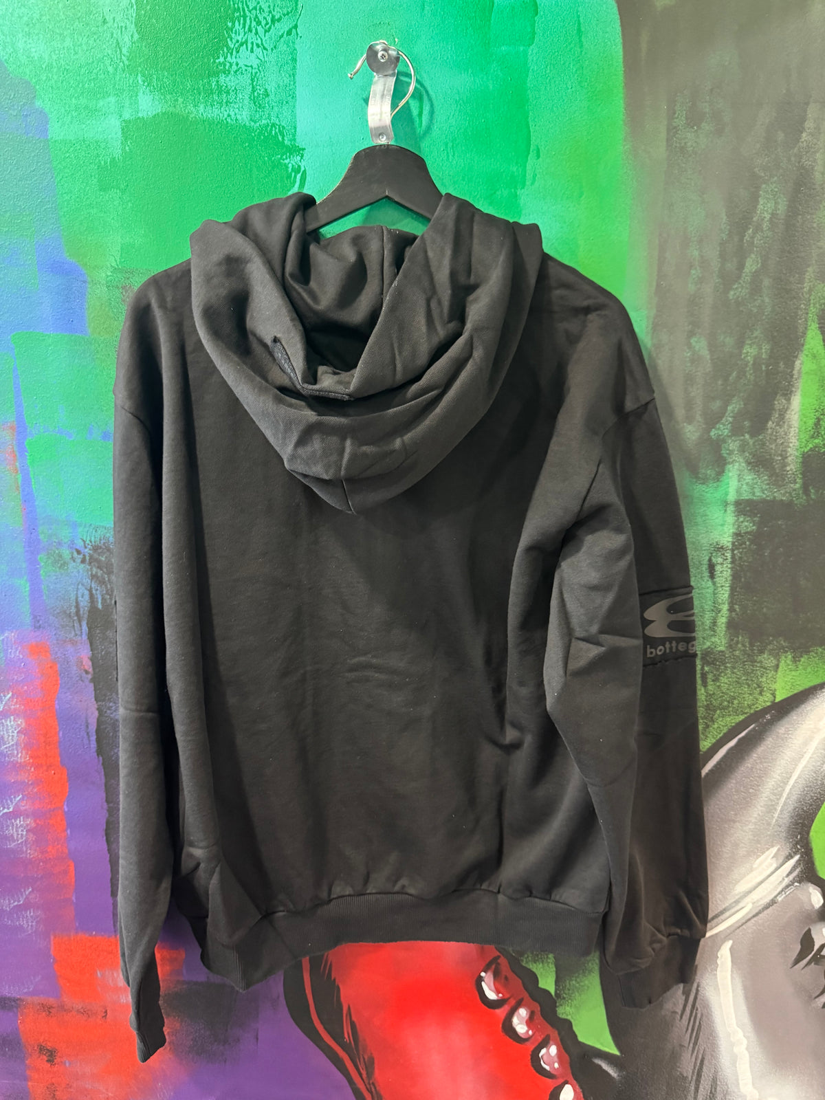 Bottega Desires Tech Black Zip Up Hoodie