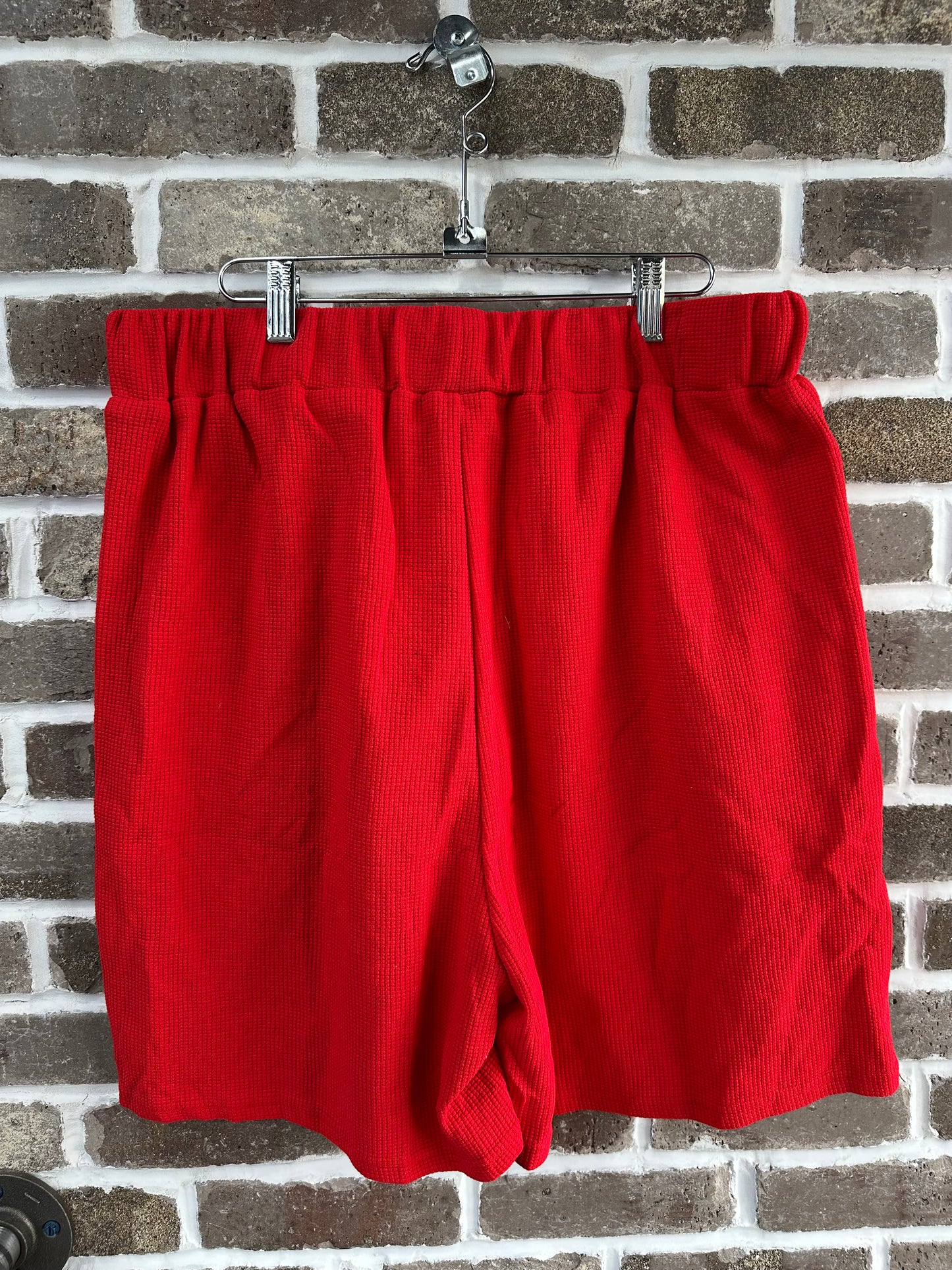 Mixed Emotion Red Signature Shorts