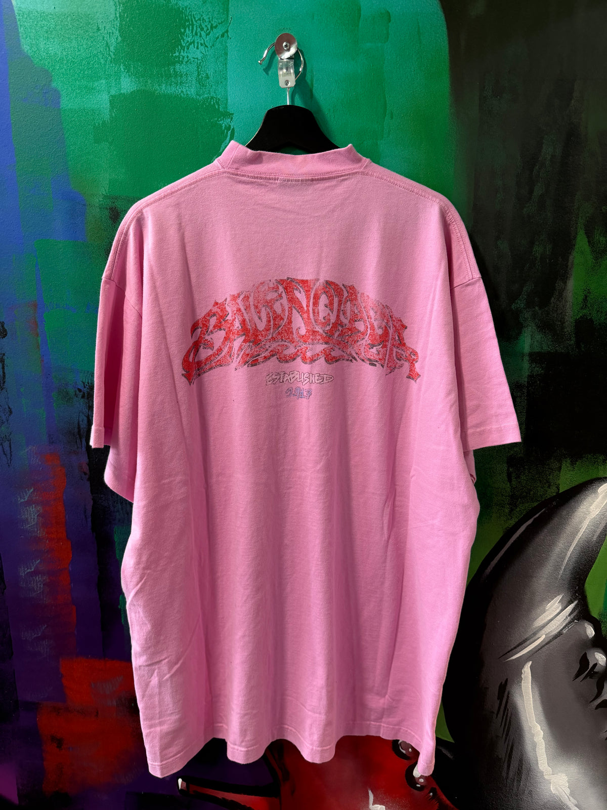 Balenciaga Offshore Pink Tee