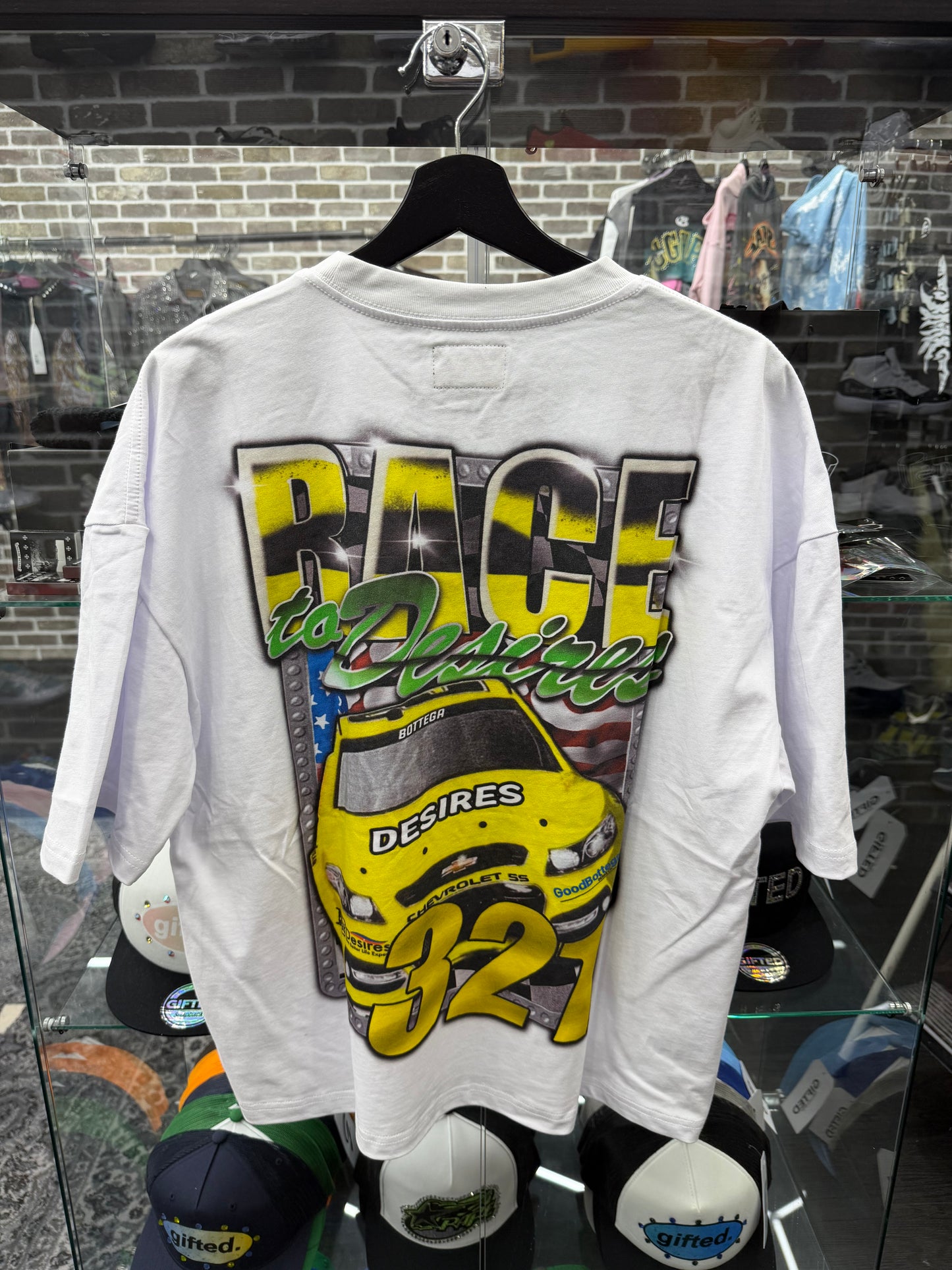 Bottega Desires Race White Tee