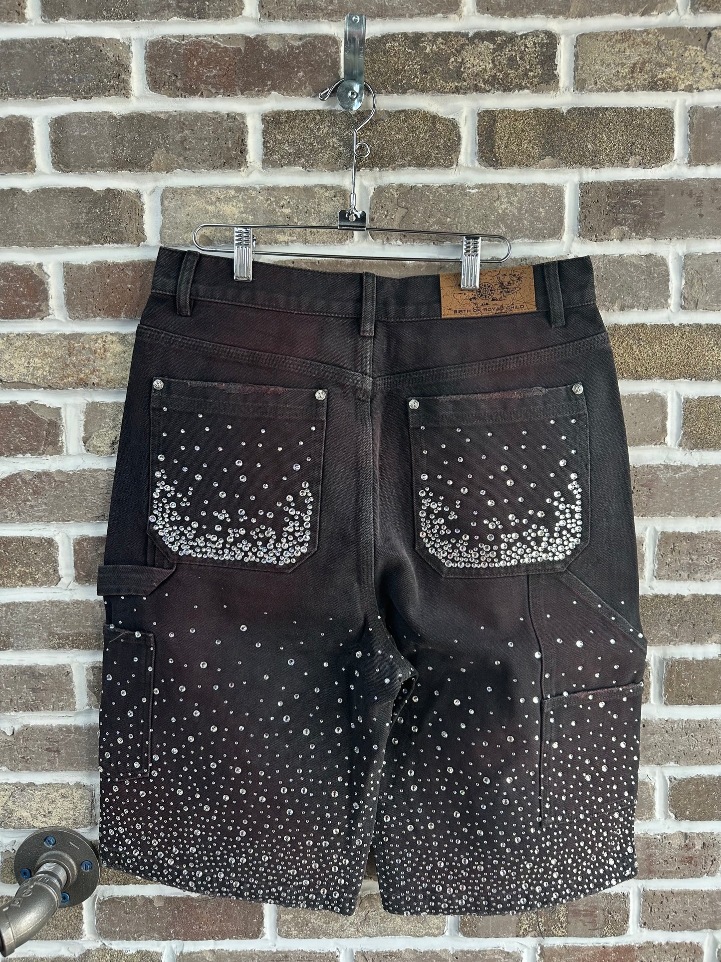 Birth Of Royal Child 20K Diamond Shorts Black