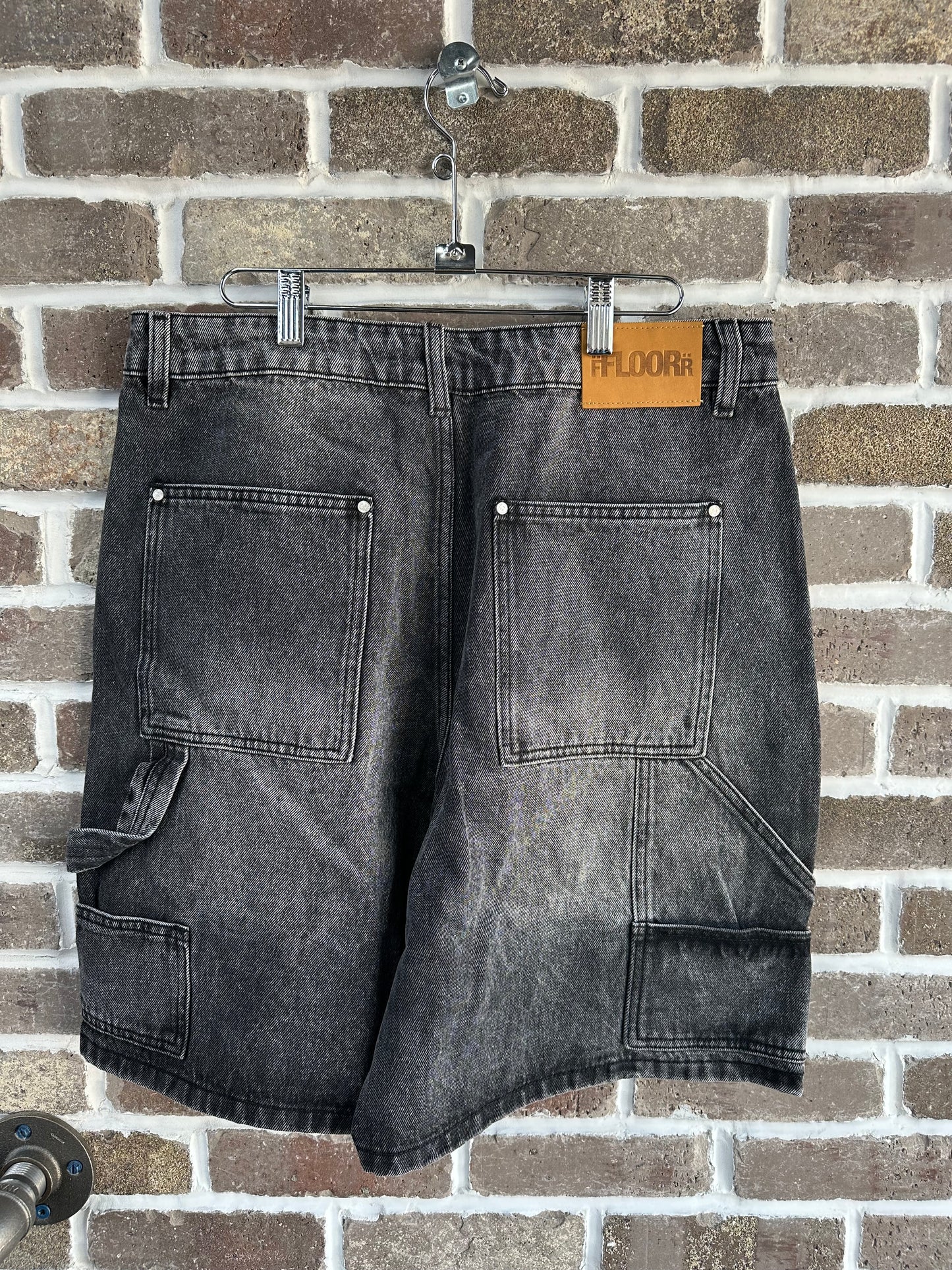 Floor914 Black Uniform Jorts