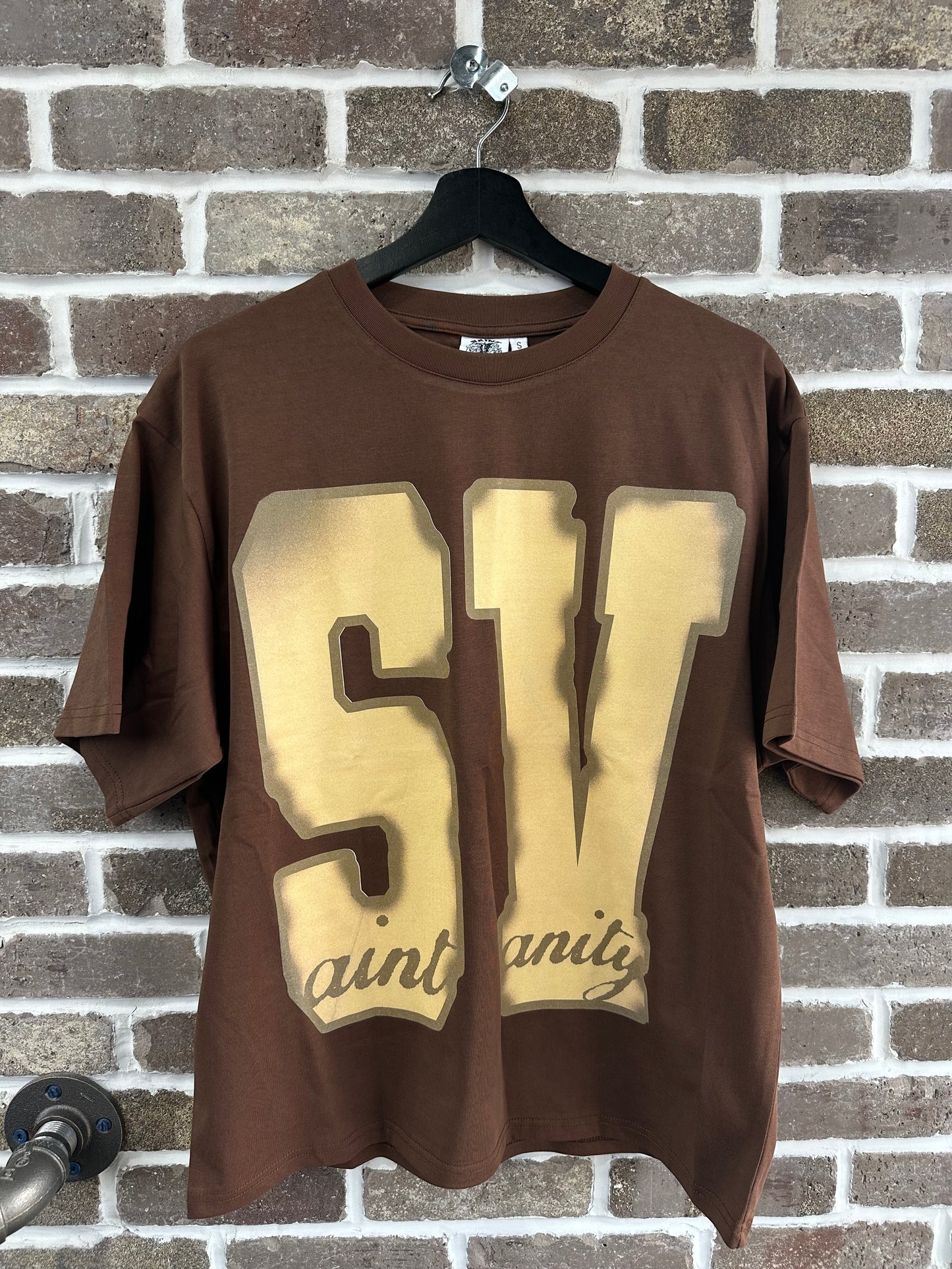 Saint Vanity SV Logo Brown Tee