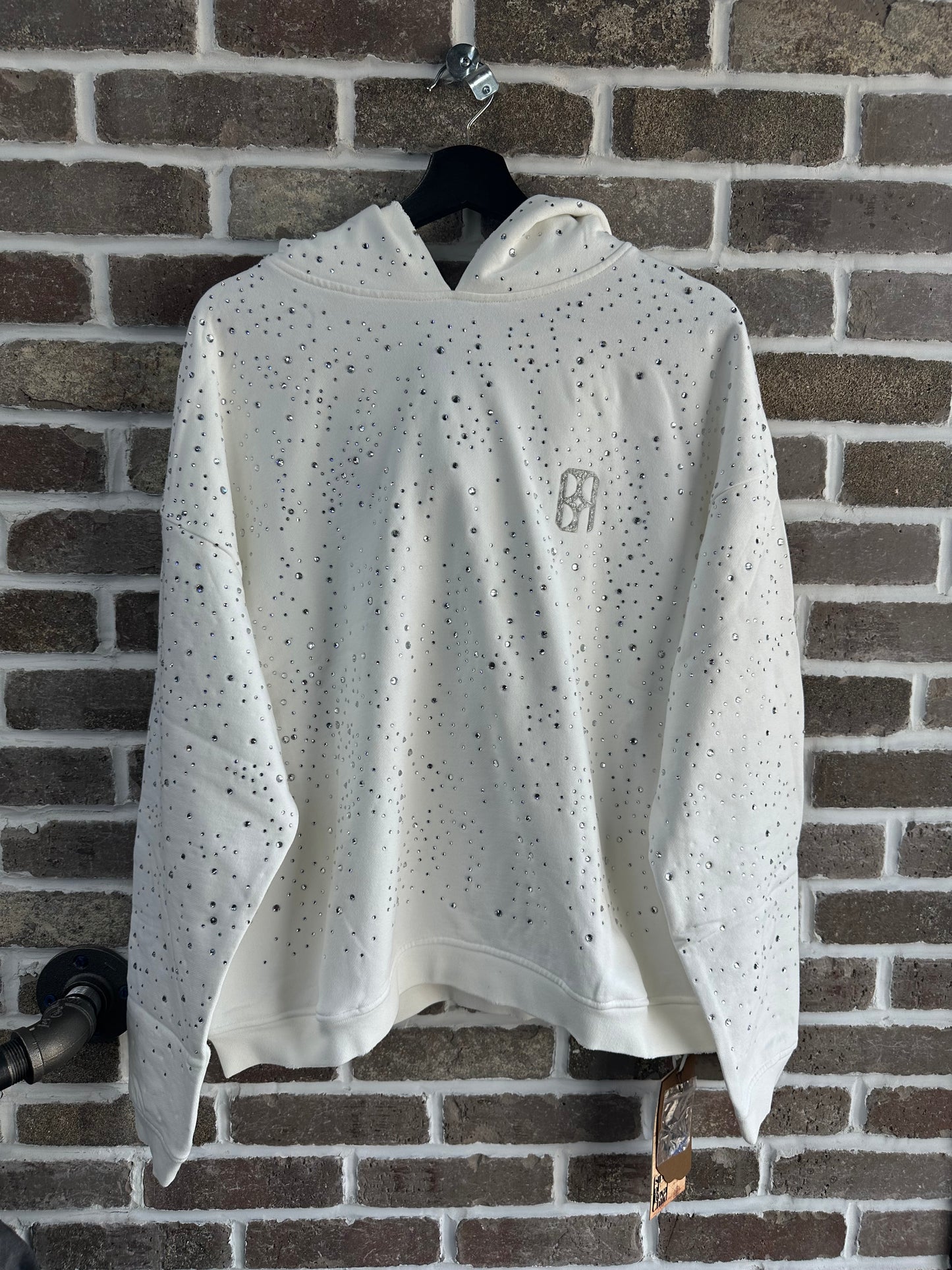 Birth Of Royal Child 20K Diamond Hoodie White