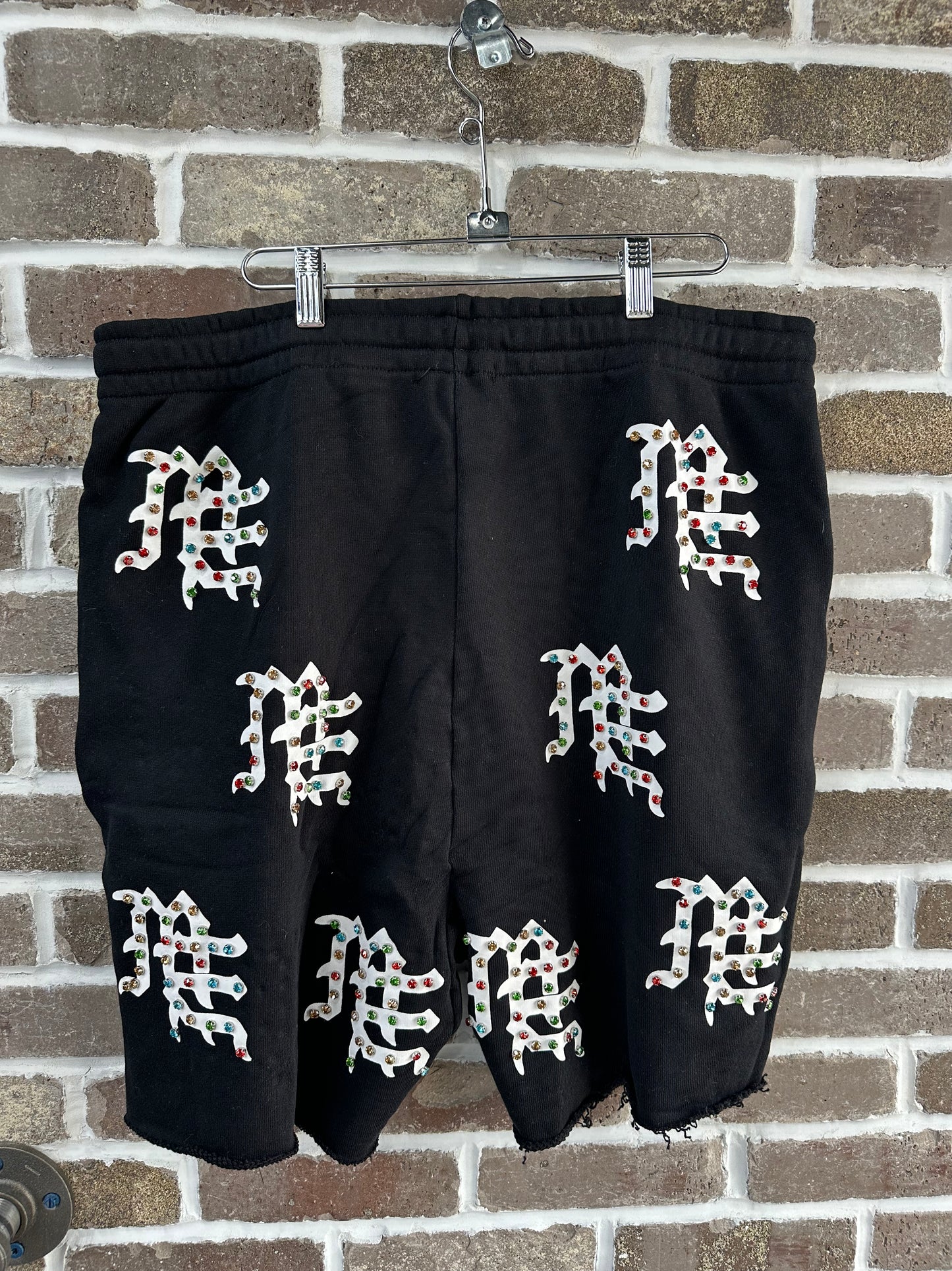 Mixed Emotion Black ME Logo Shorts