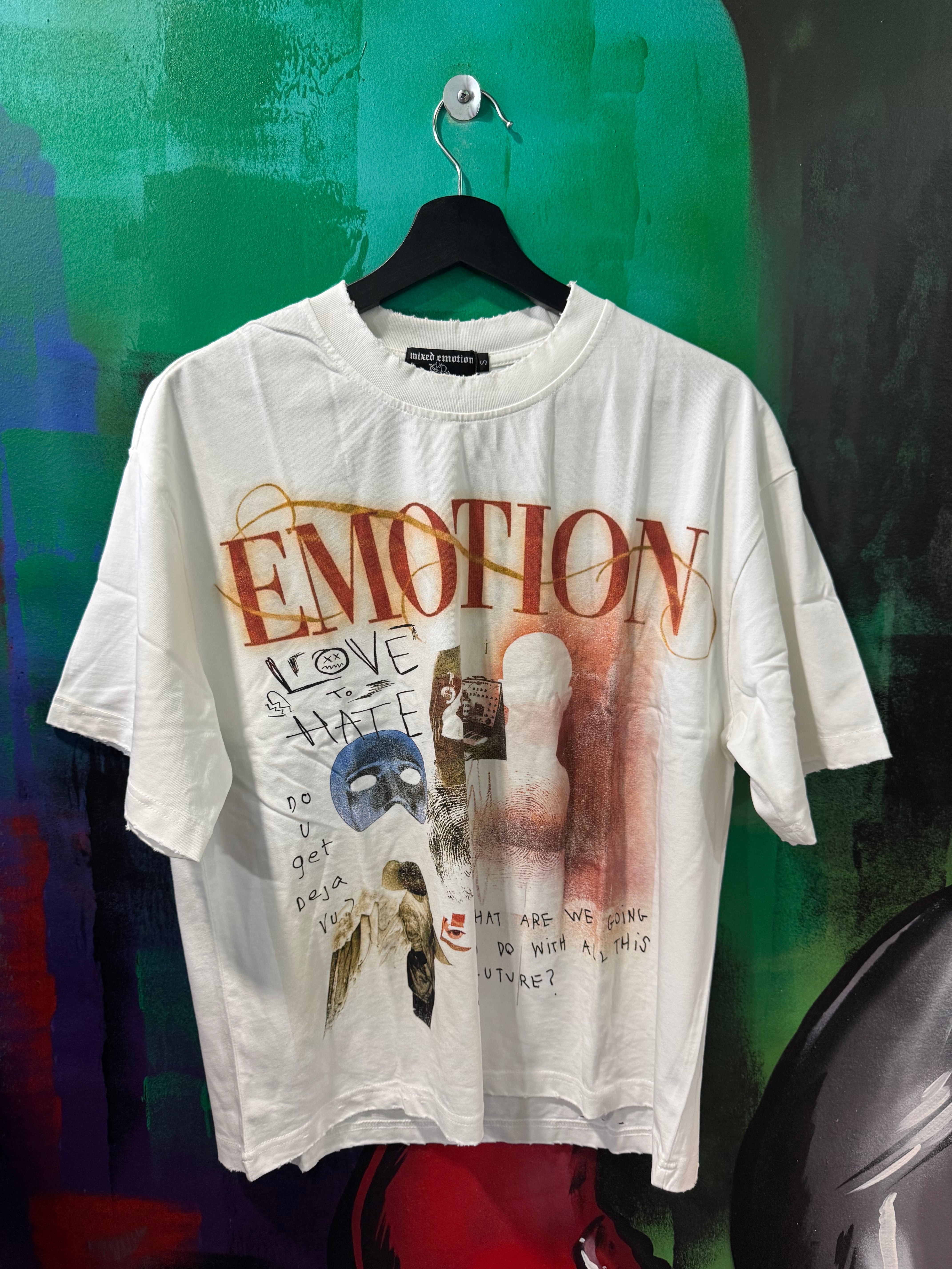 Mixed Emotion White Deja Vu Tee