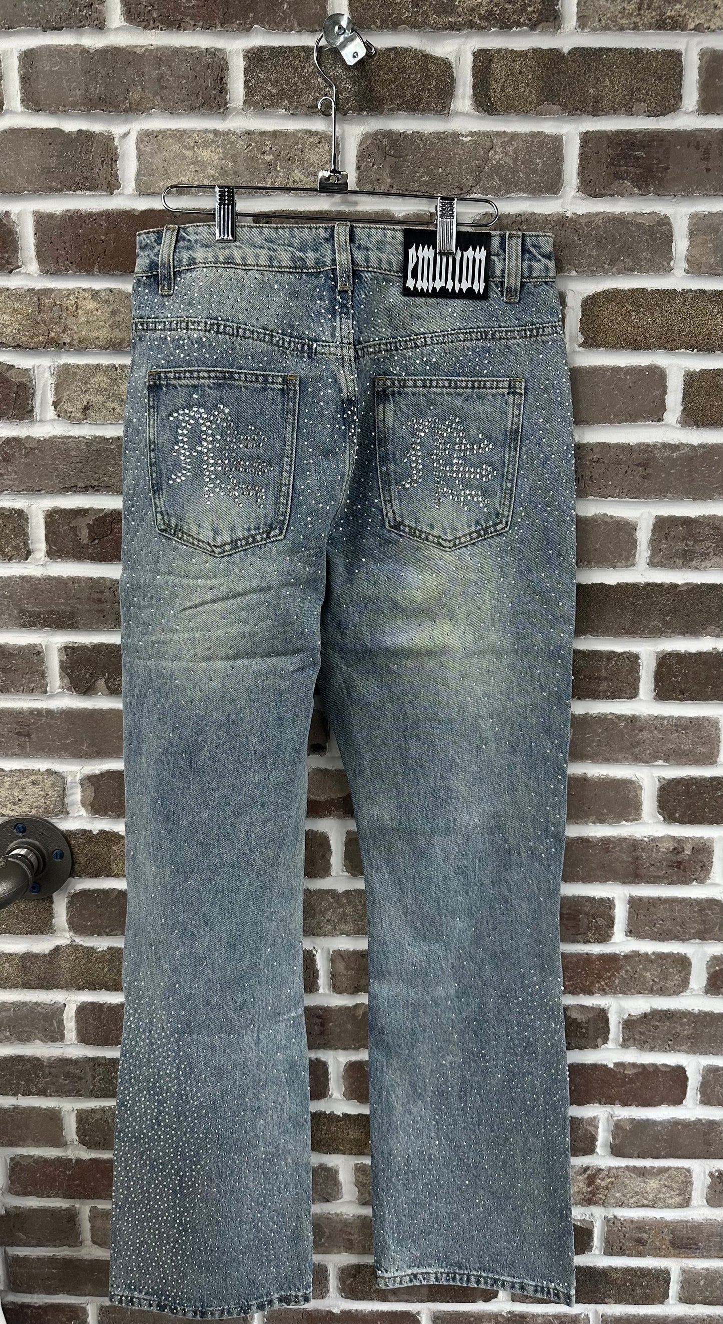 Mixed Emotion ME Rhinestone Jeans