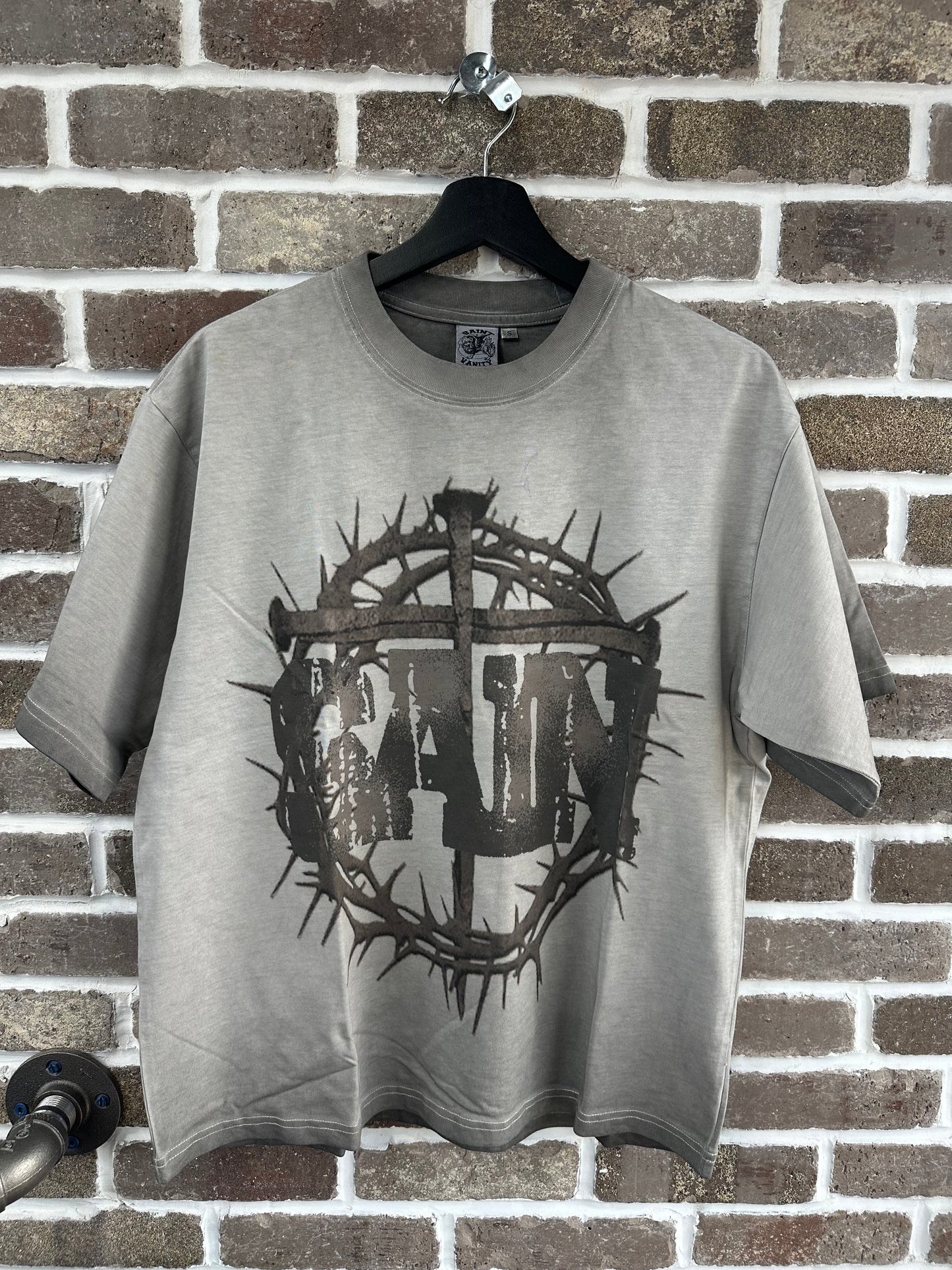 Saint Vanity Cross White Tee