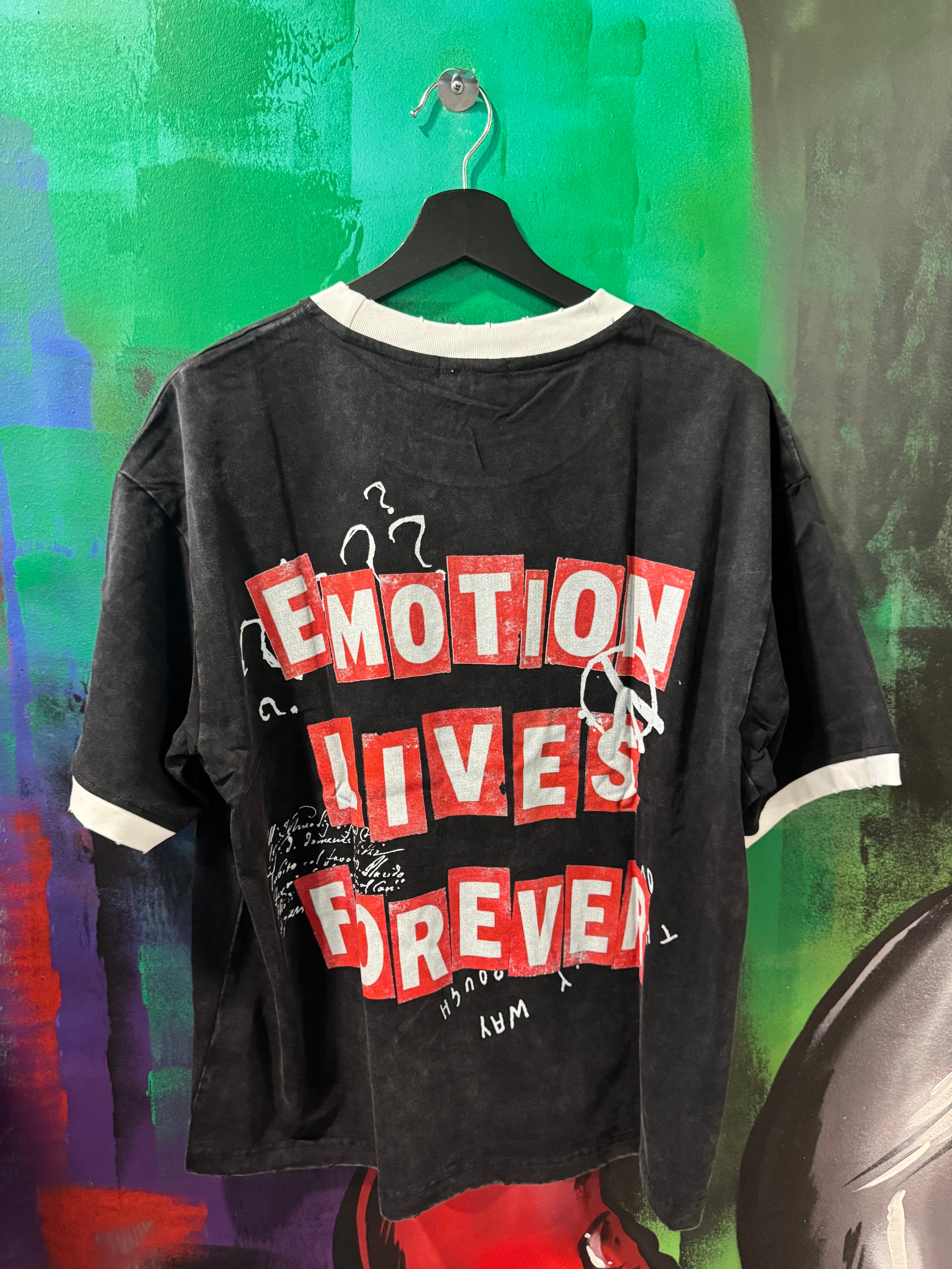 Mixed Emotion Black Static Tee