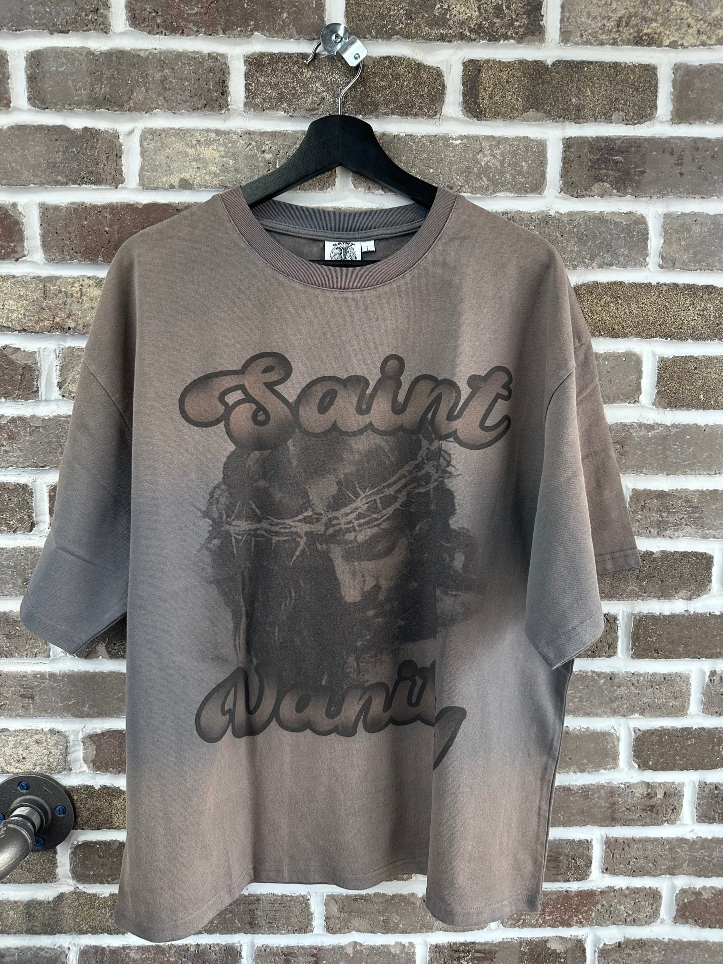 Saint Vanity Grey Jesus Tee