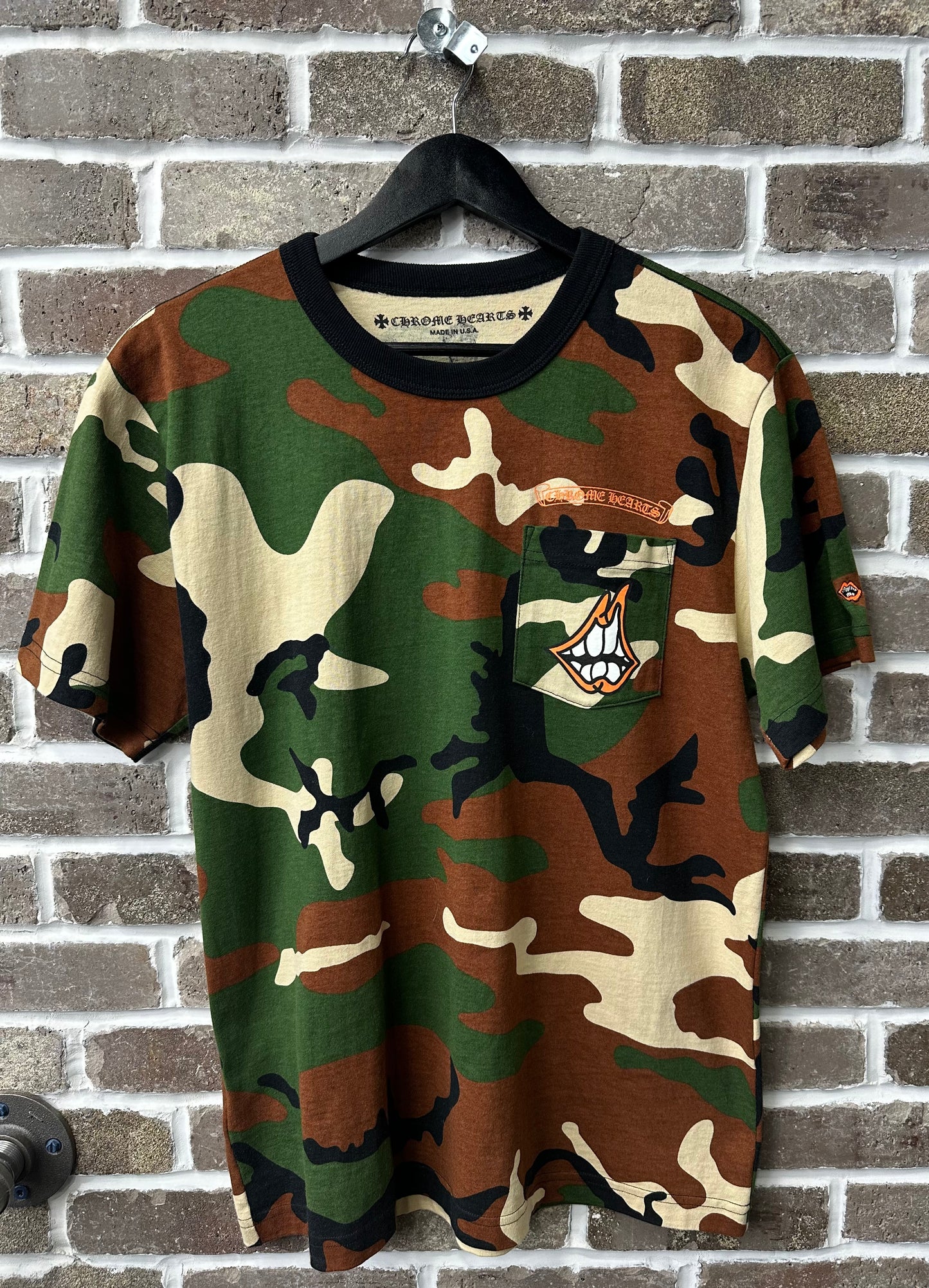 Chrome Hearts Matty Boy Caution Camo Tee