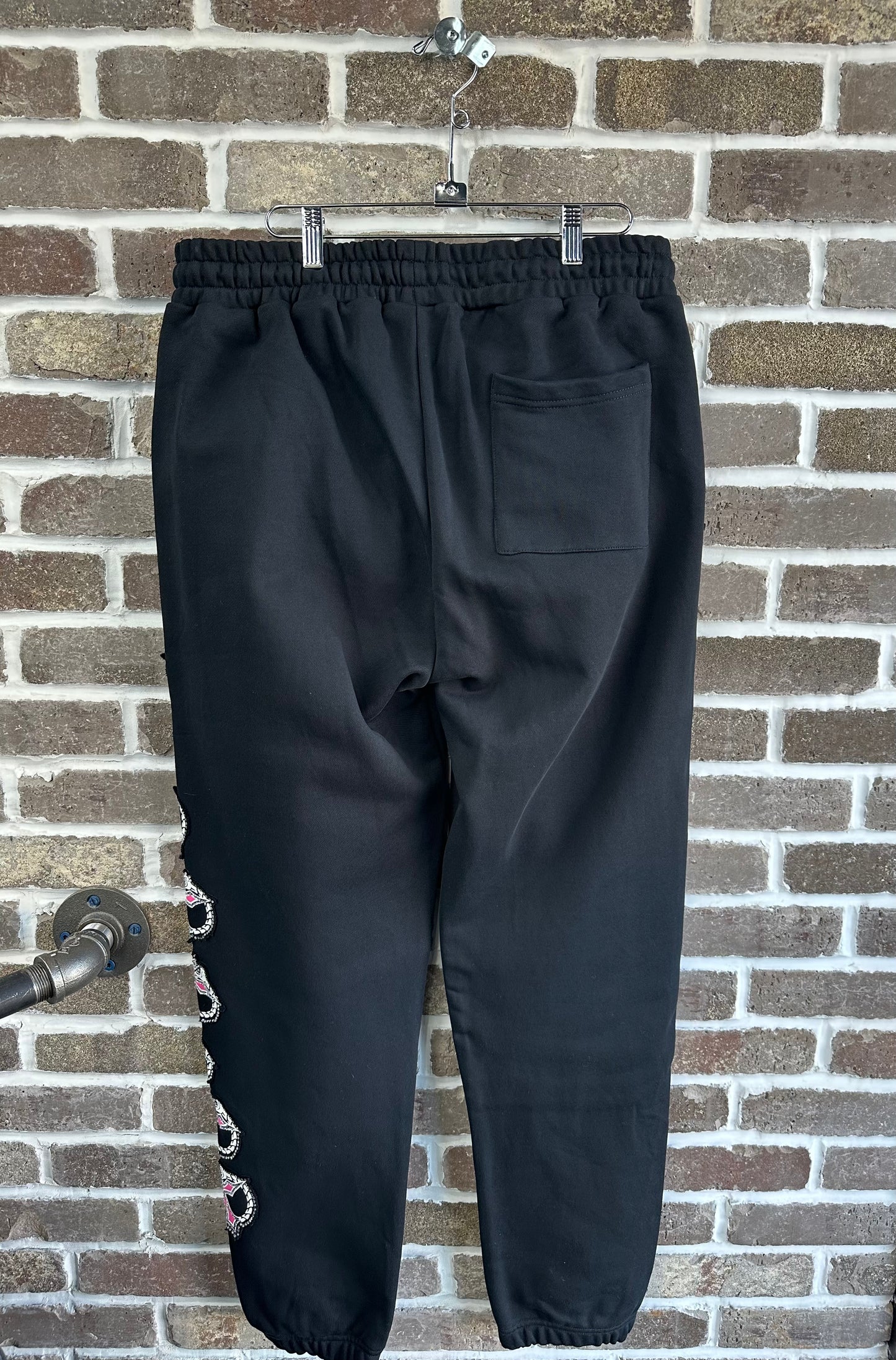 Lost Intricacy Black/Pink Mitt Sweatpants