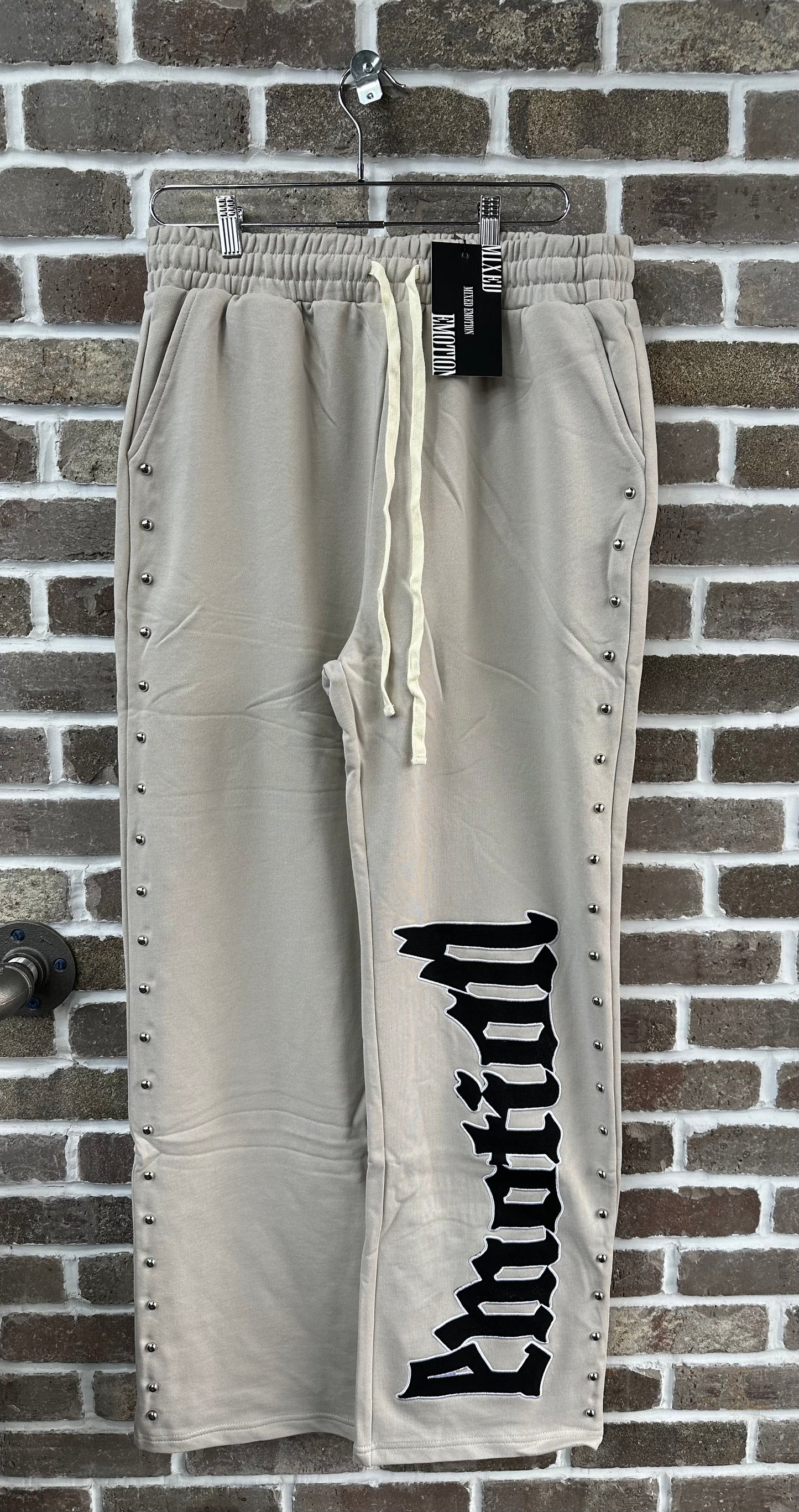 Mixed Emotions Crown Grey Sweatpants