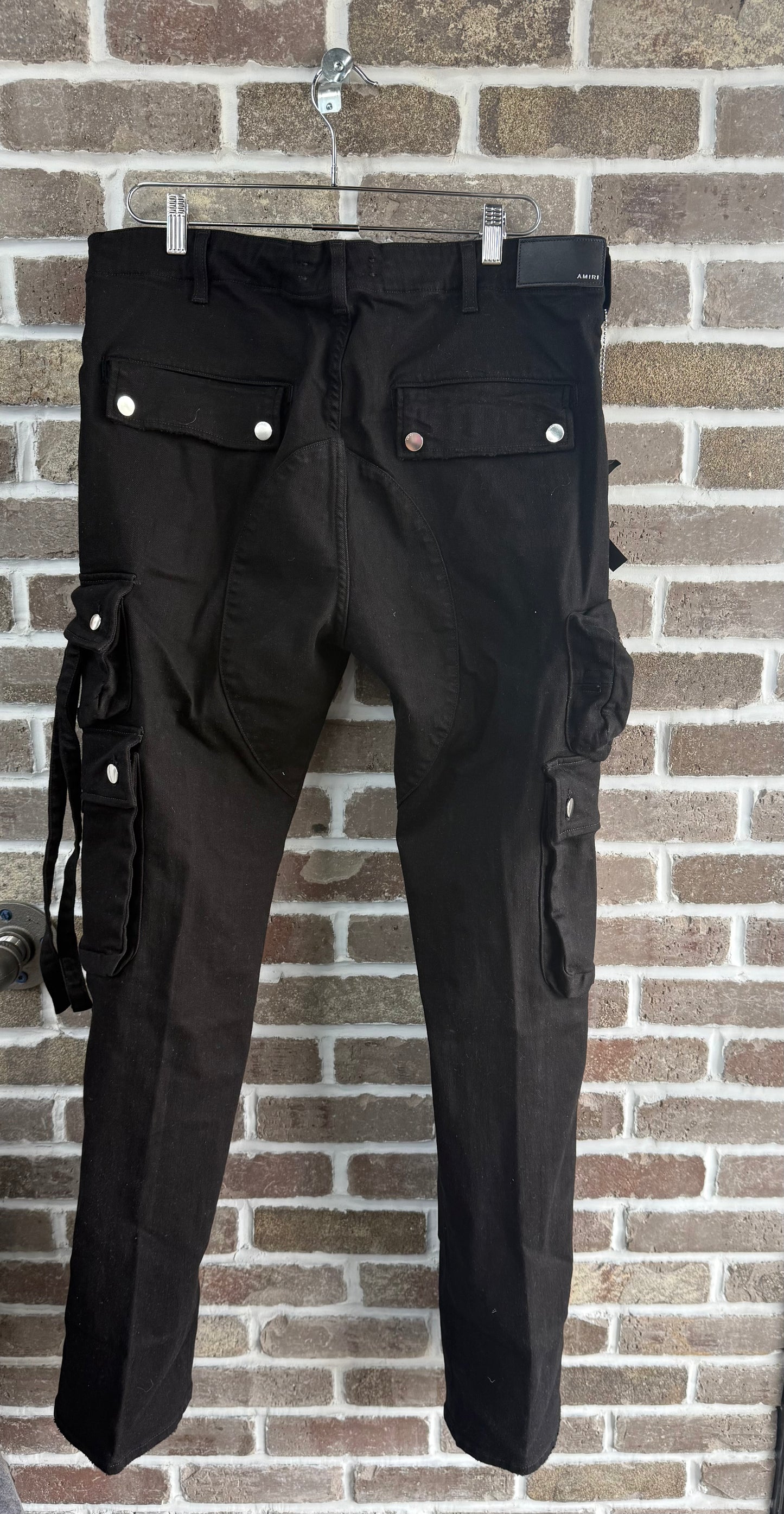 Amiri Tactical Cargo Black Pants