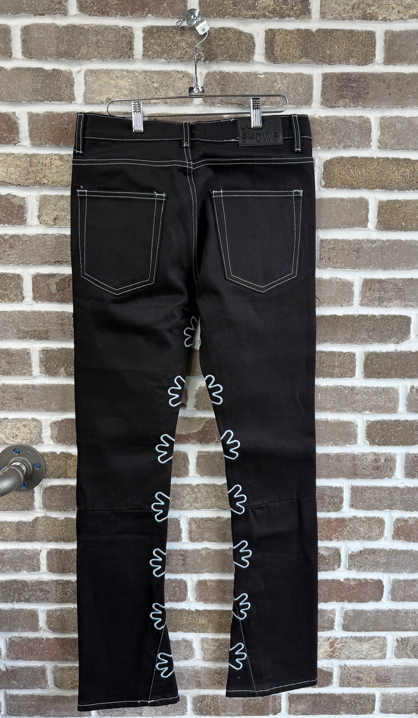 Lost Shdws Blue Outline Denim Jeans