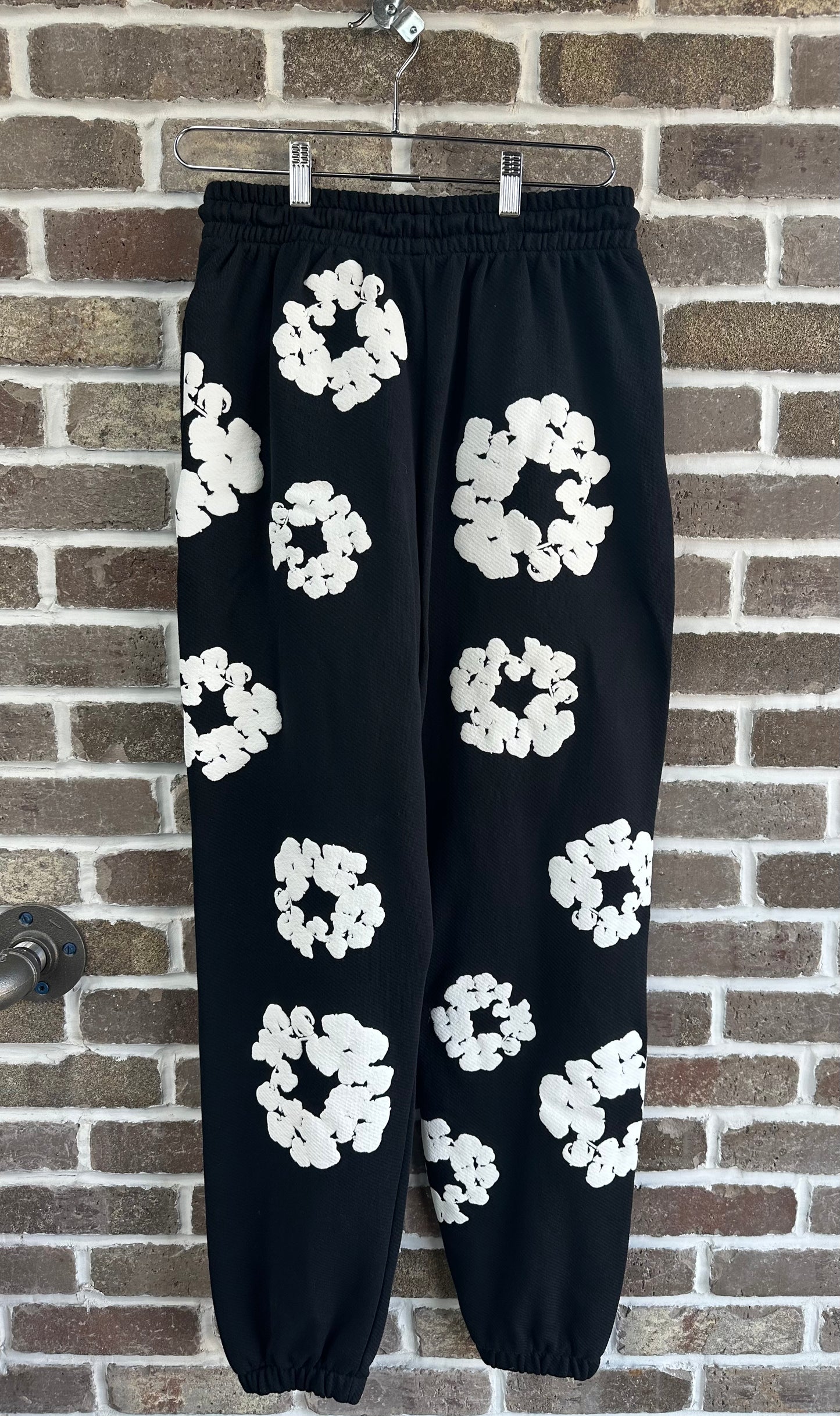 Denim Tears The Cotton Wreath Sweatpants Black