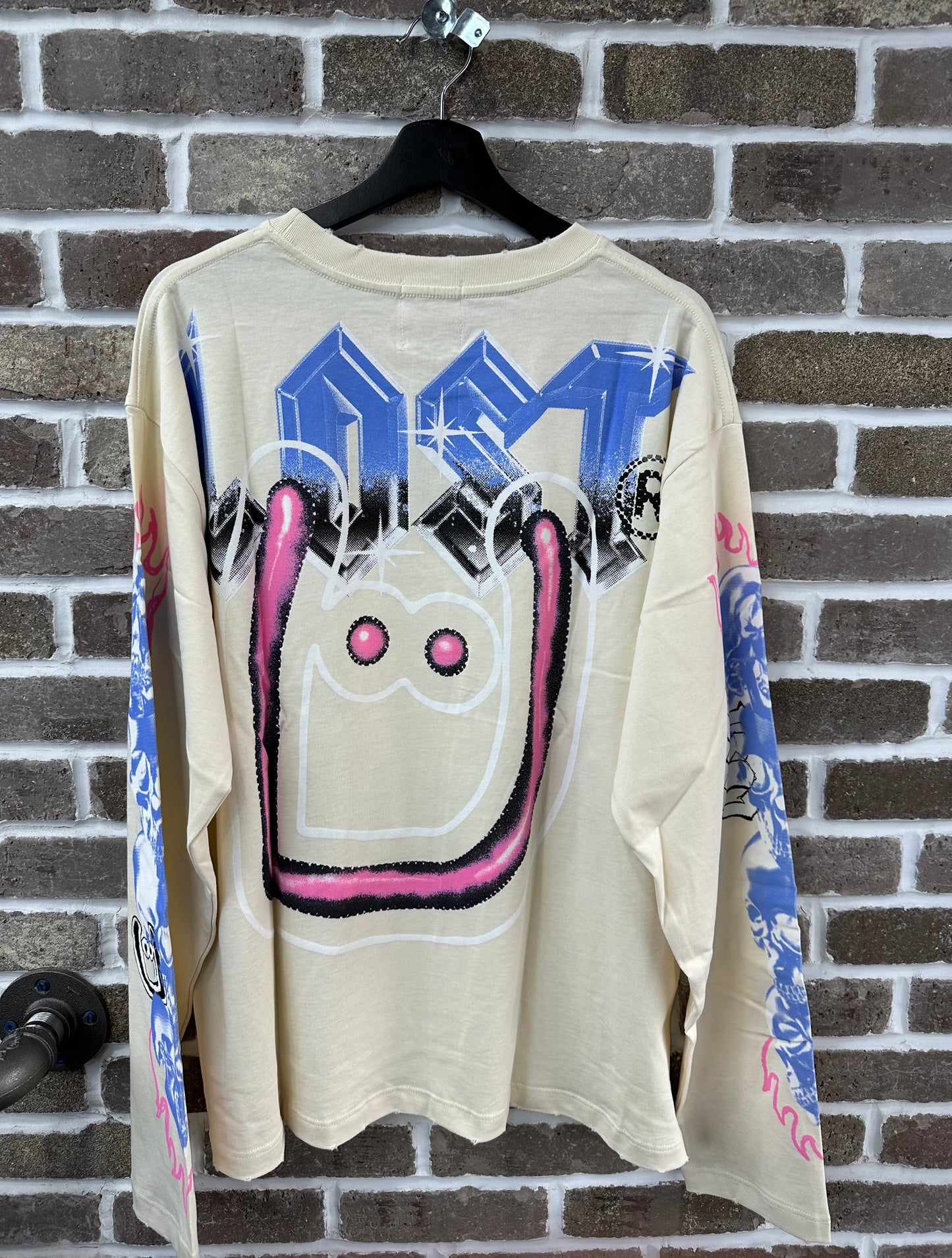 Lost Intricacy x UNKWNism Cream/Pink Longsleeve