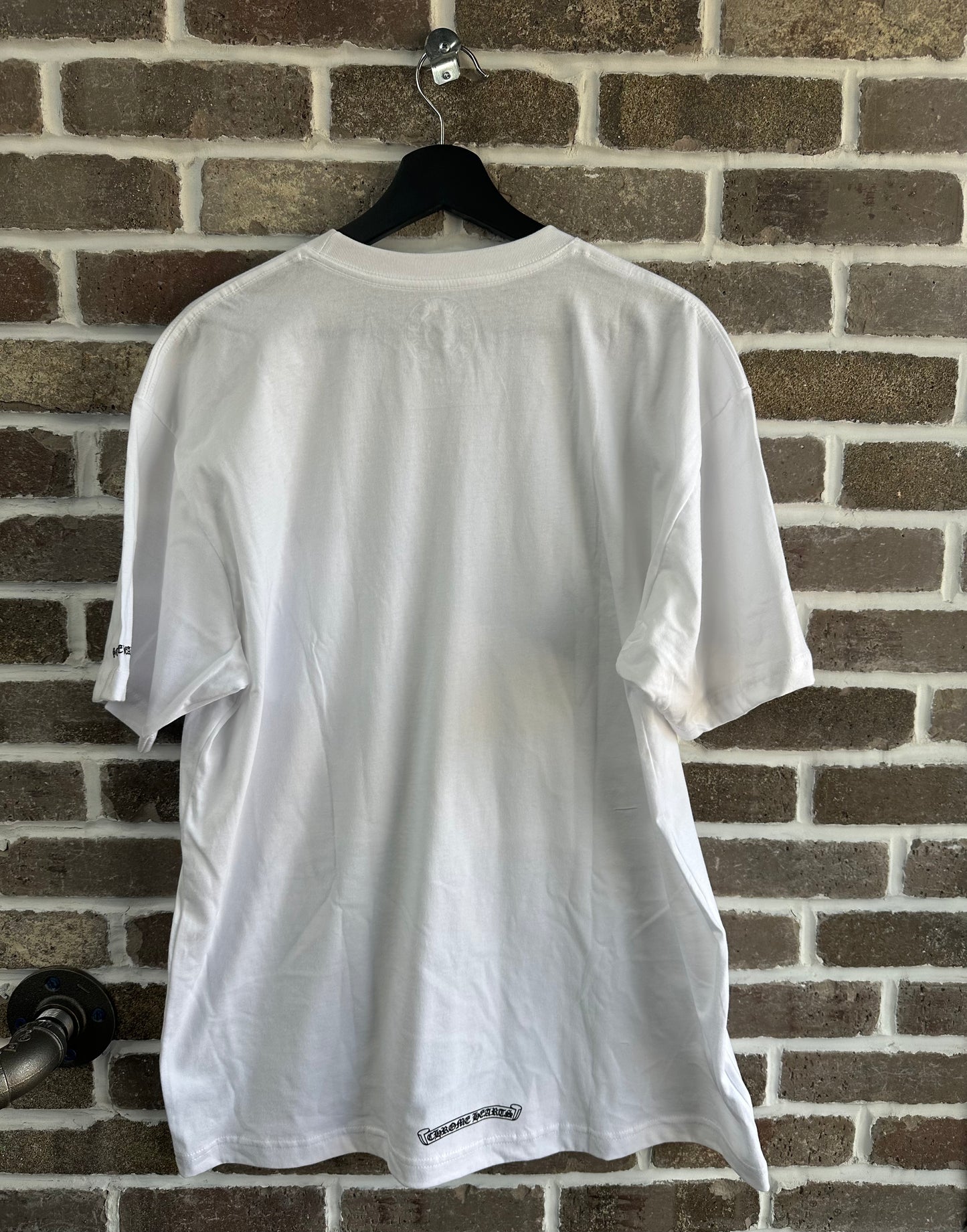 Chrome Hearts Pocket Tee Collar Logo White