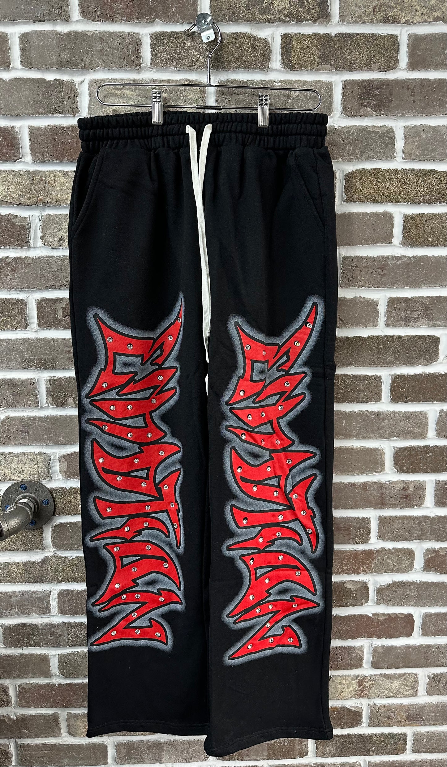 Mixed Emotion Black Graffiti Pants