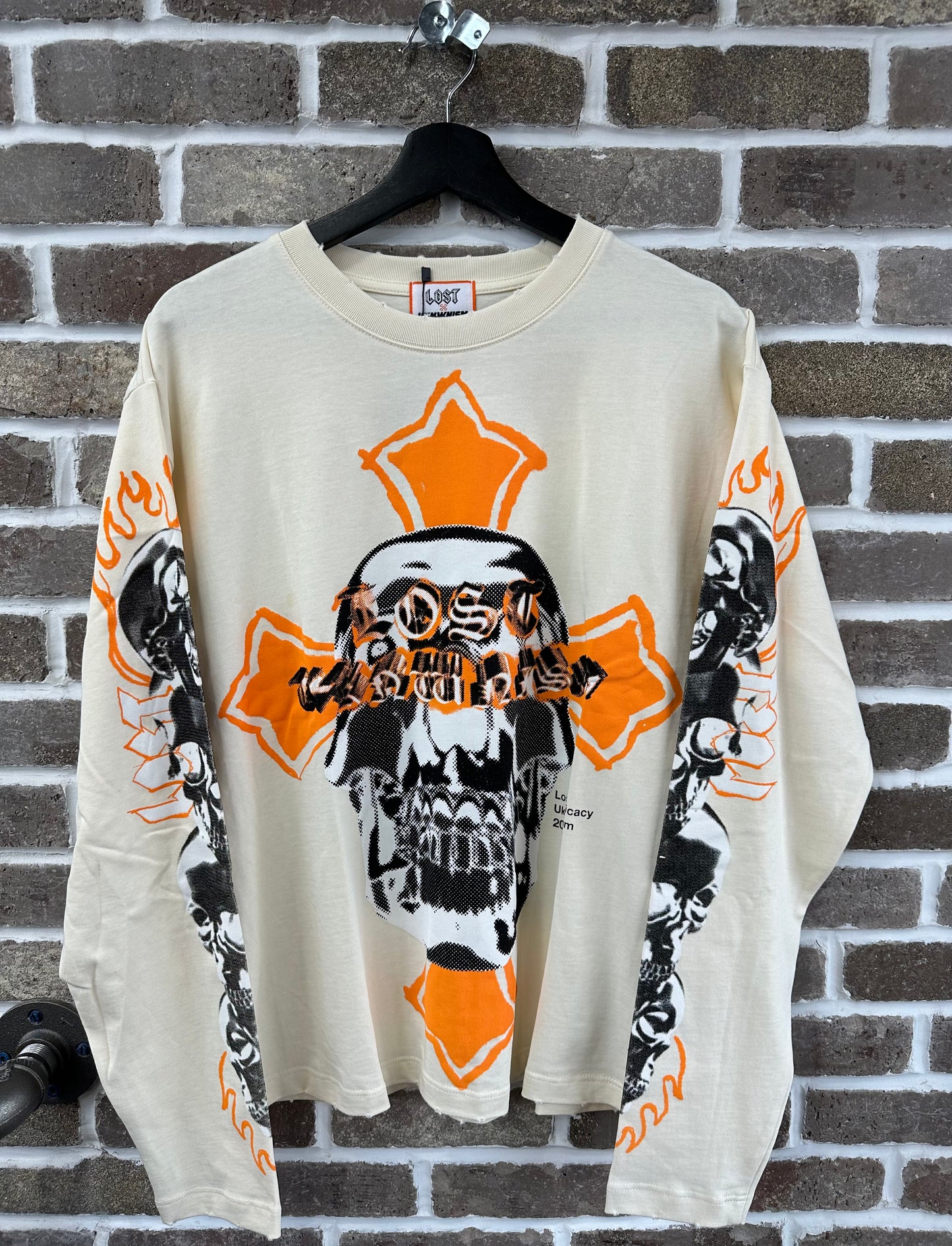 Lost Intricacy x UNKWNism Orange/Black Longsleeve