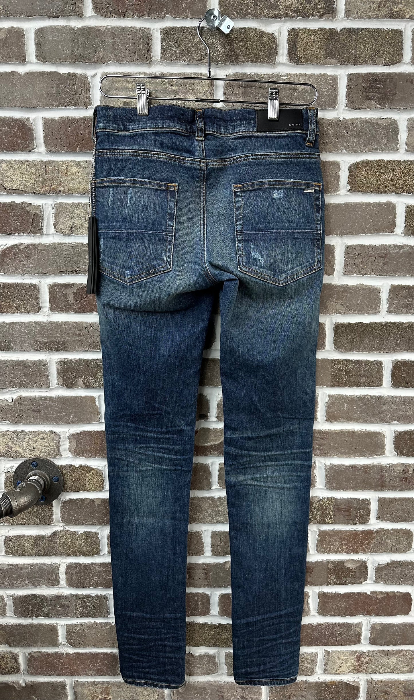 Amiri MX1 Orange Patch Jeans