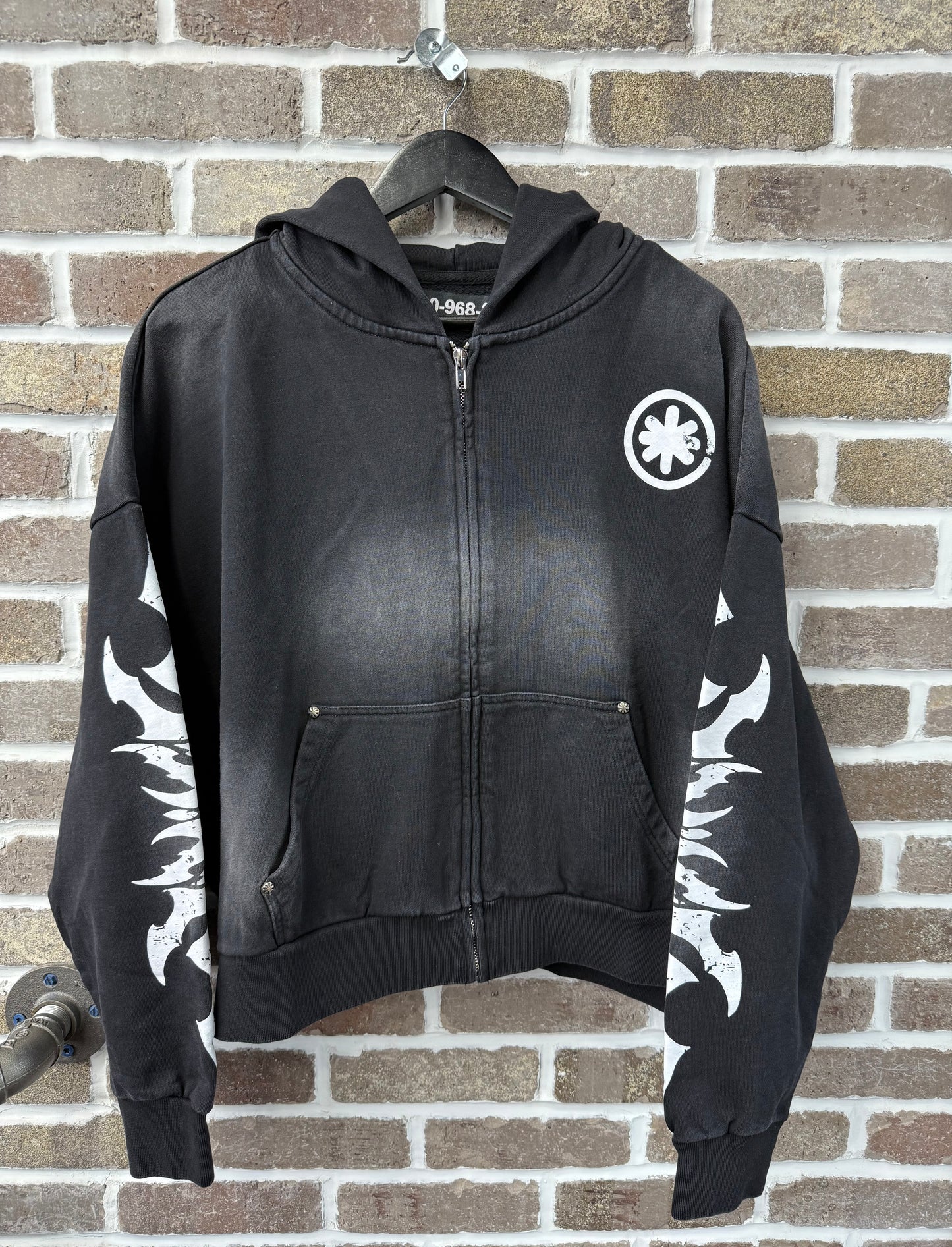 Lost Shdws ComplexCon Zip Up Hoodie Black