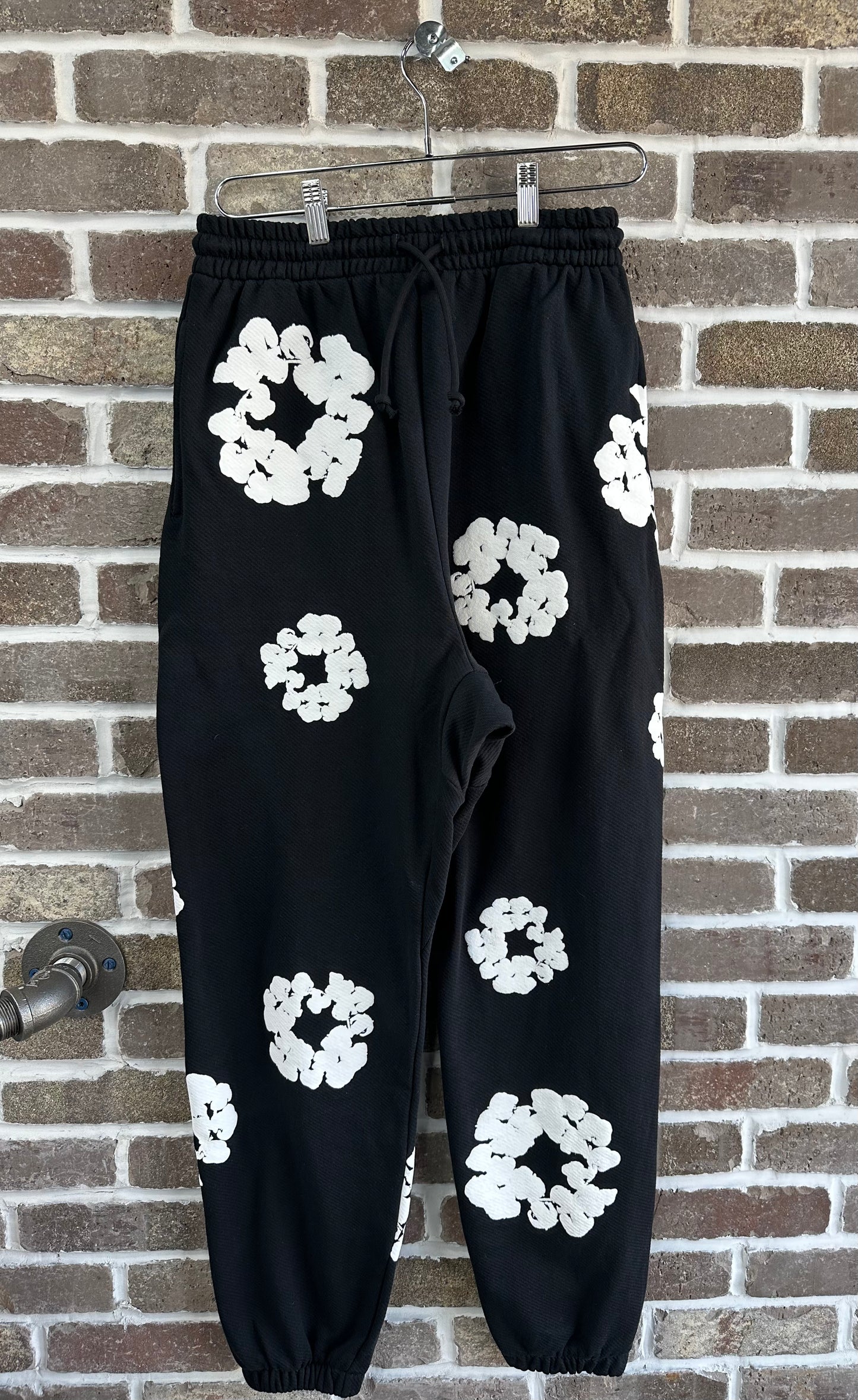 Denim Tears The Cotton Wreath Sweatpants Black