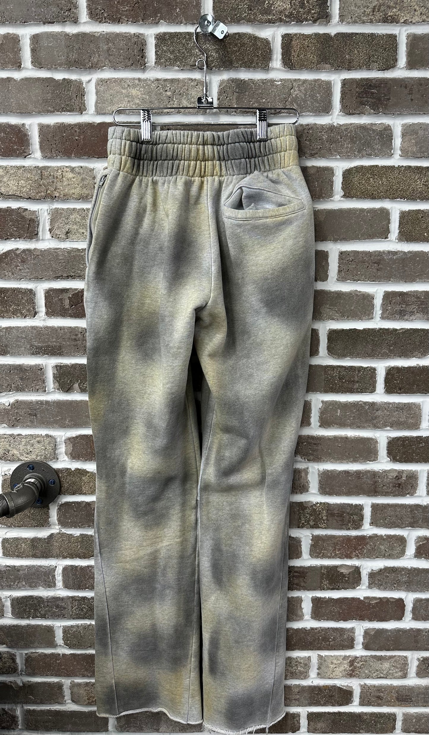 Lost Intricacy Grey Faded Sweatpants