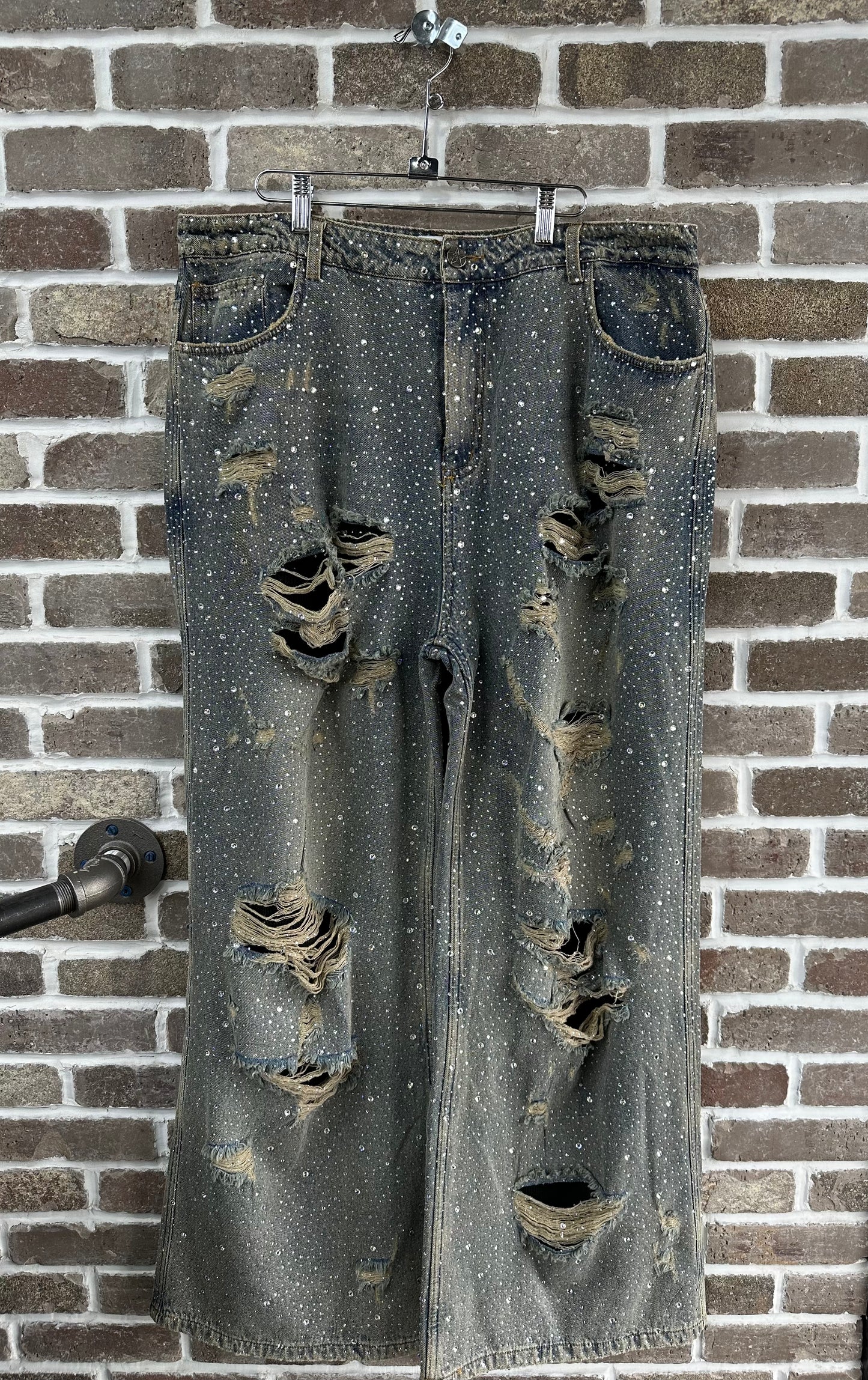 Vale Forever Crystal Rain Denim Jeans