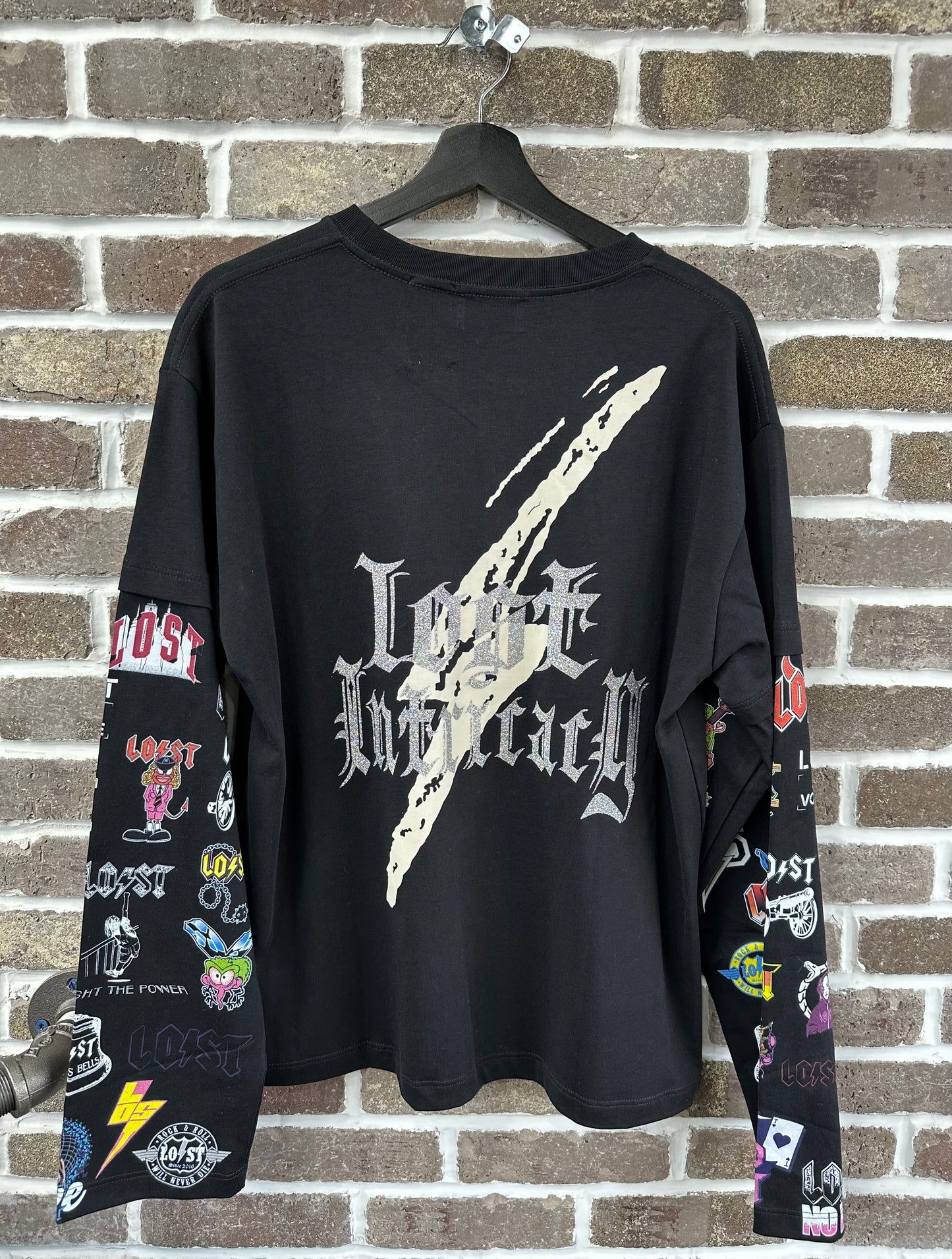 Lost Intricacy Multi Logo Longsleeve
