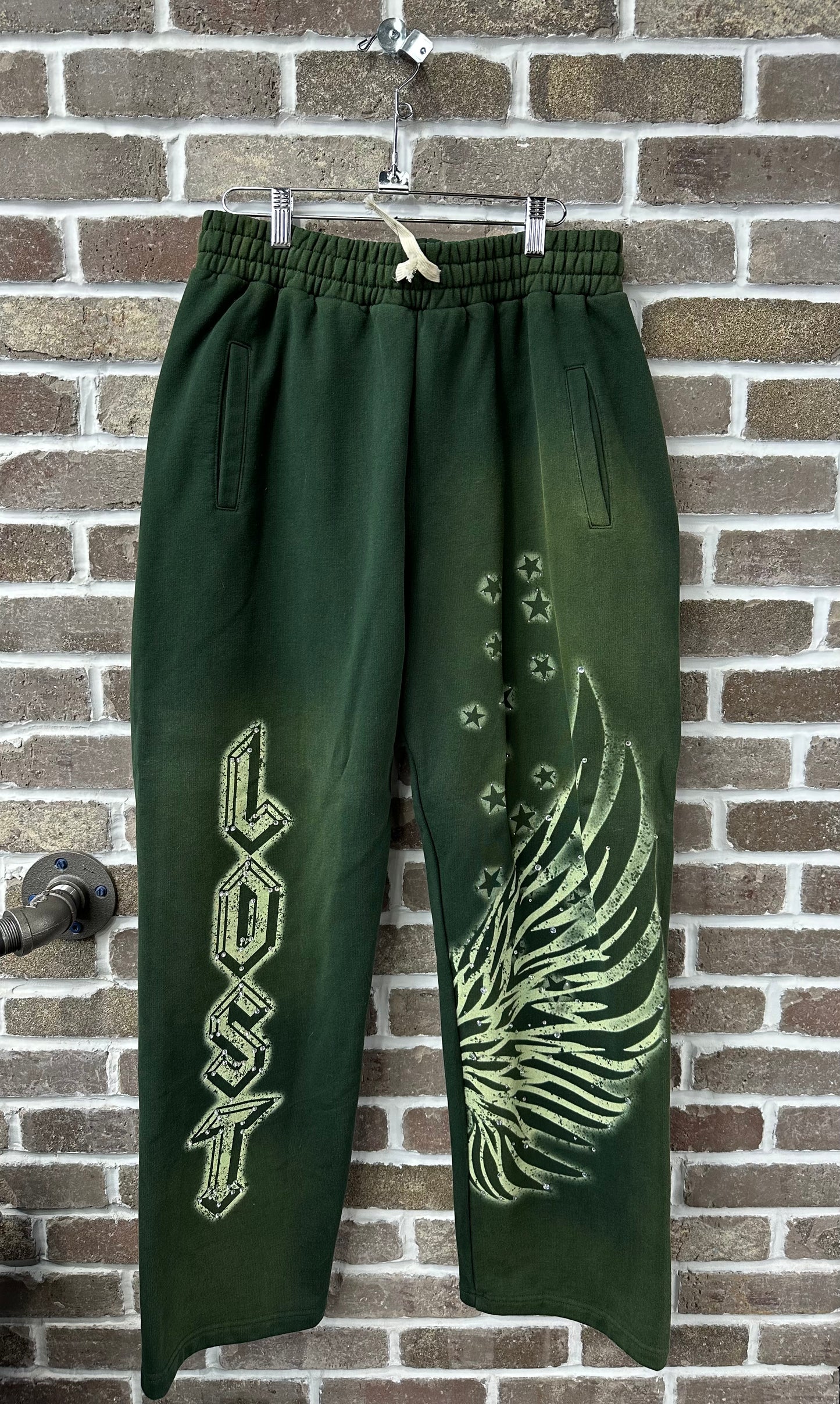 Lost Intricacy Emerald Sweatpants
