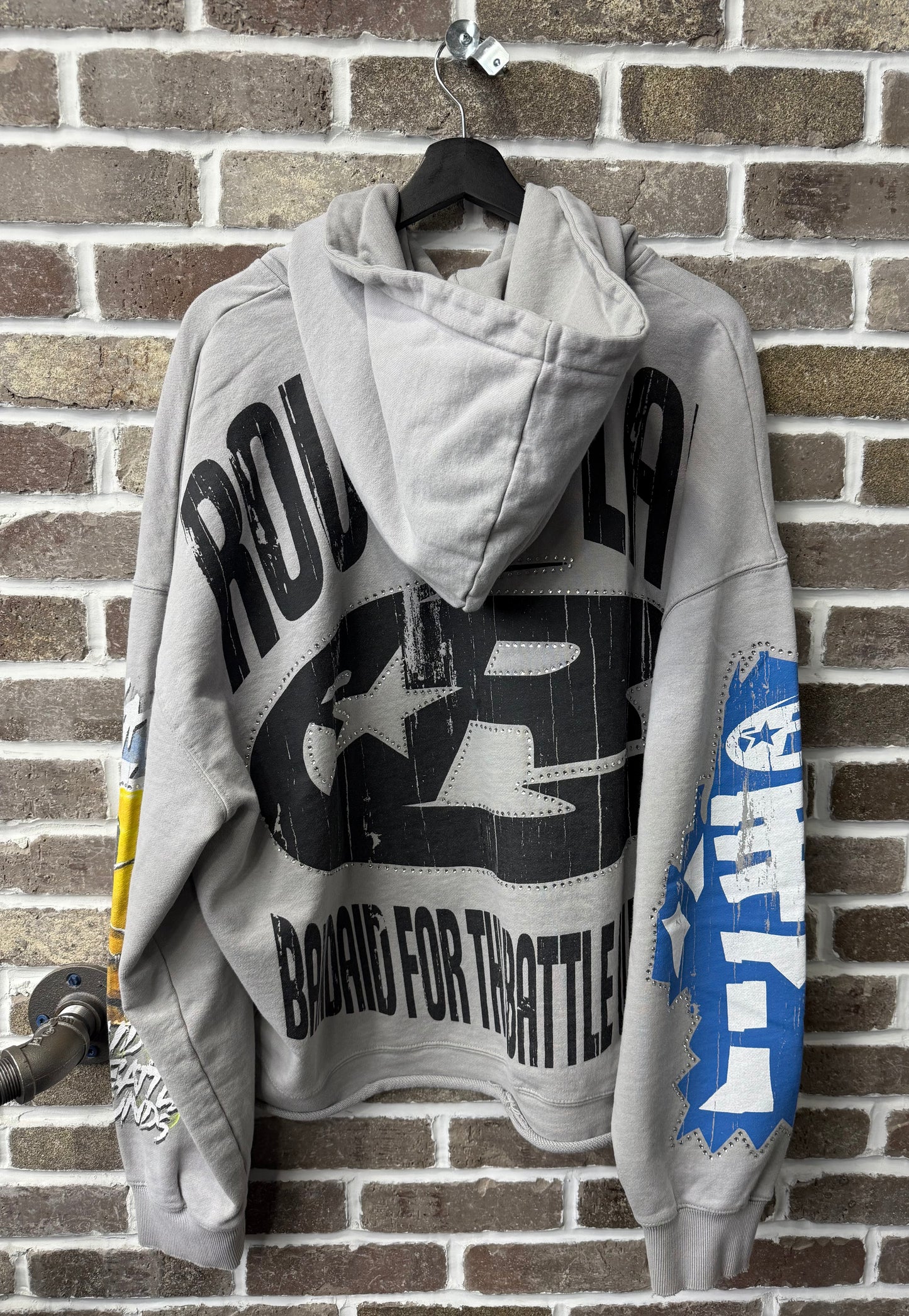 RoughPlay Hood Zombie Grey Hoodie