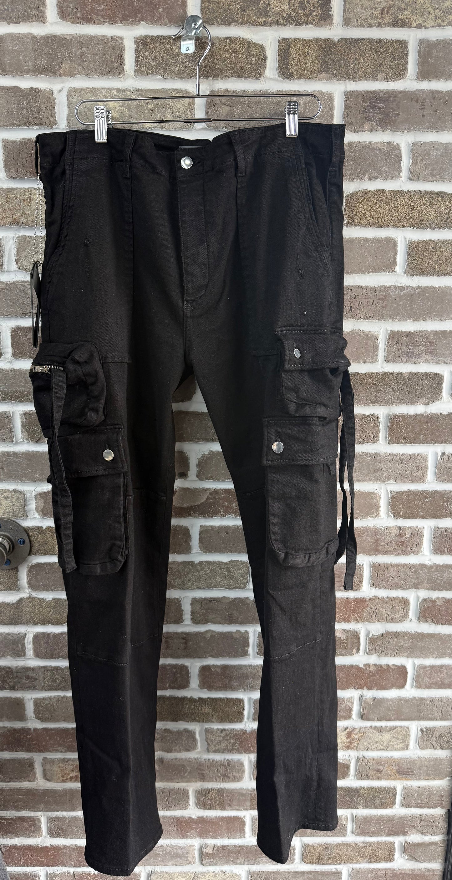 Amiri Tactical Cargo Black Pants