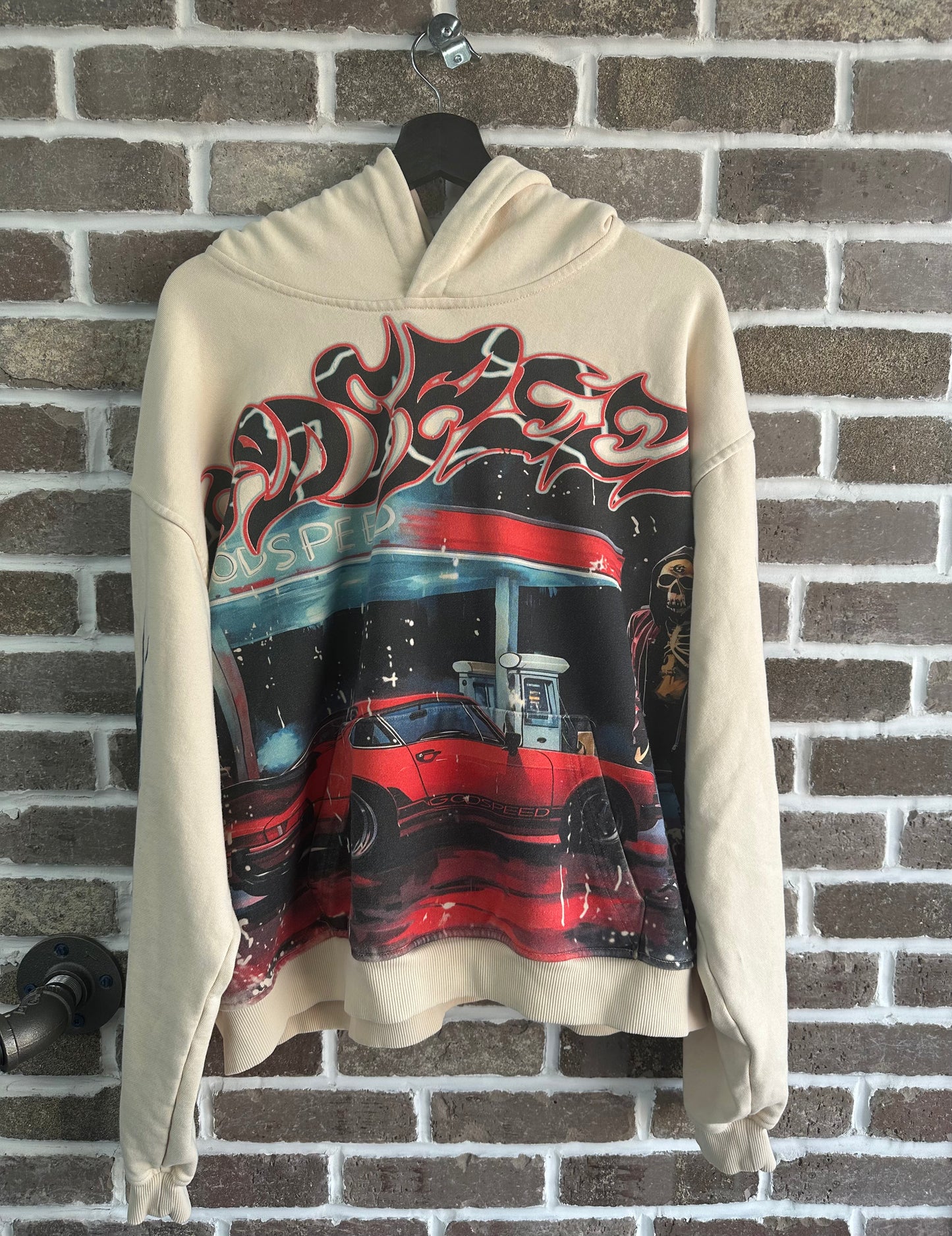 Godspeed Pitstop Hoodie Cream