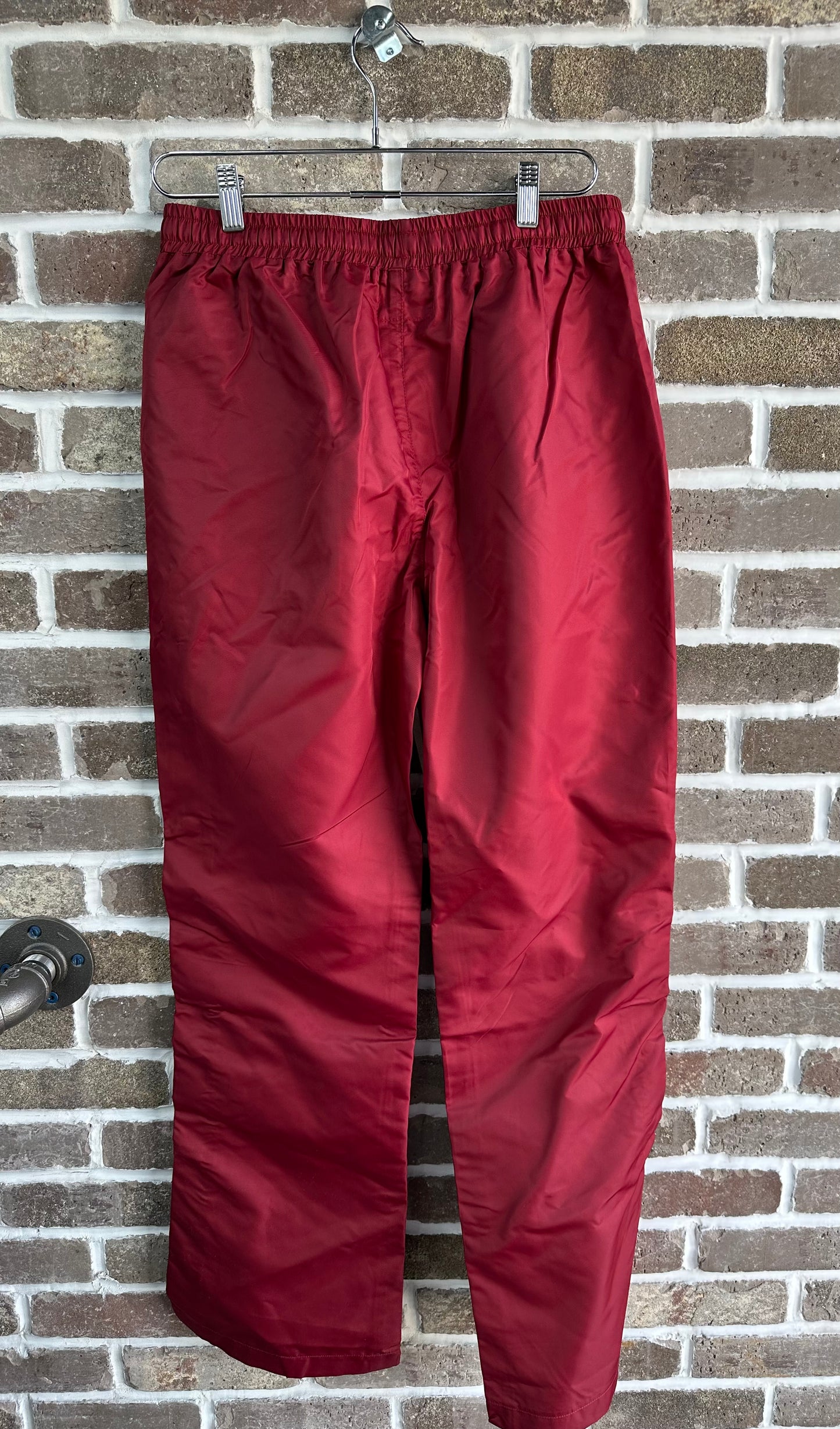 Saint Vanity Nylon Pants Black & Burgundy