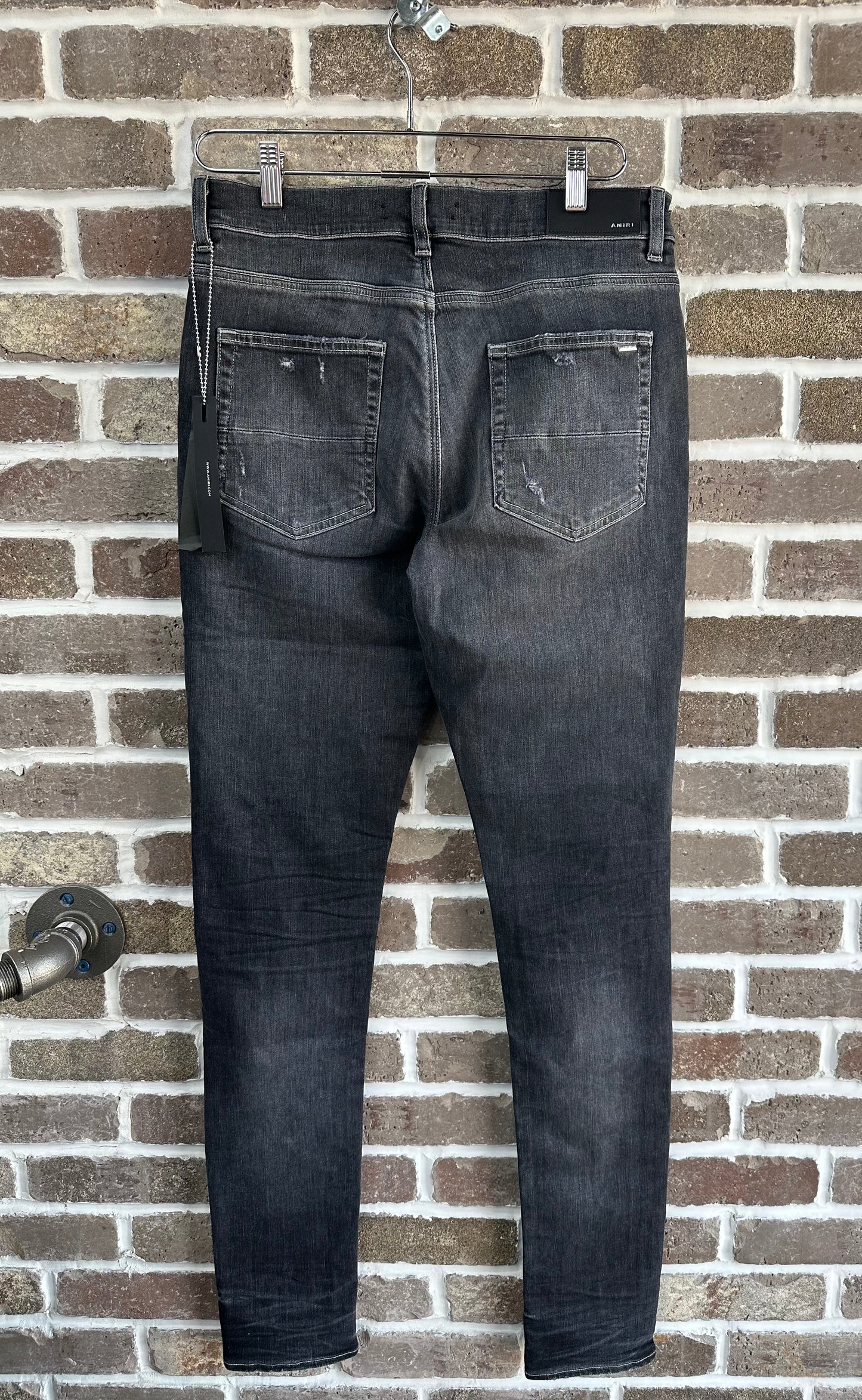 Amiri Thrasher Grey Bandana Jeans