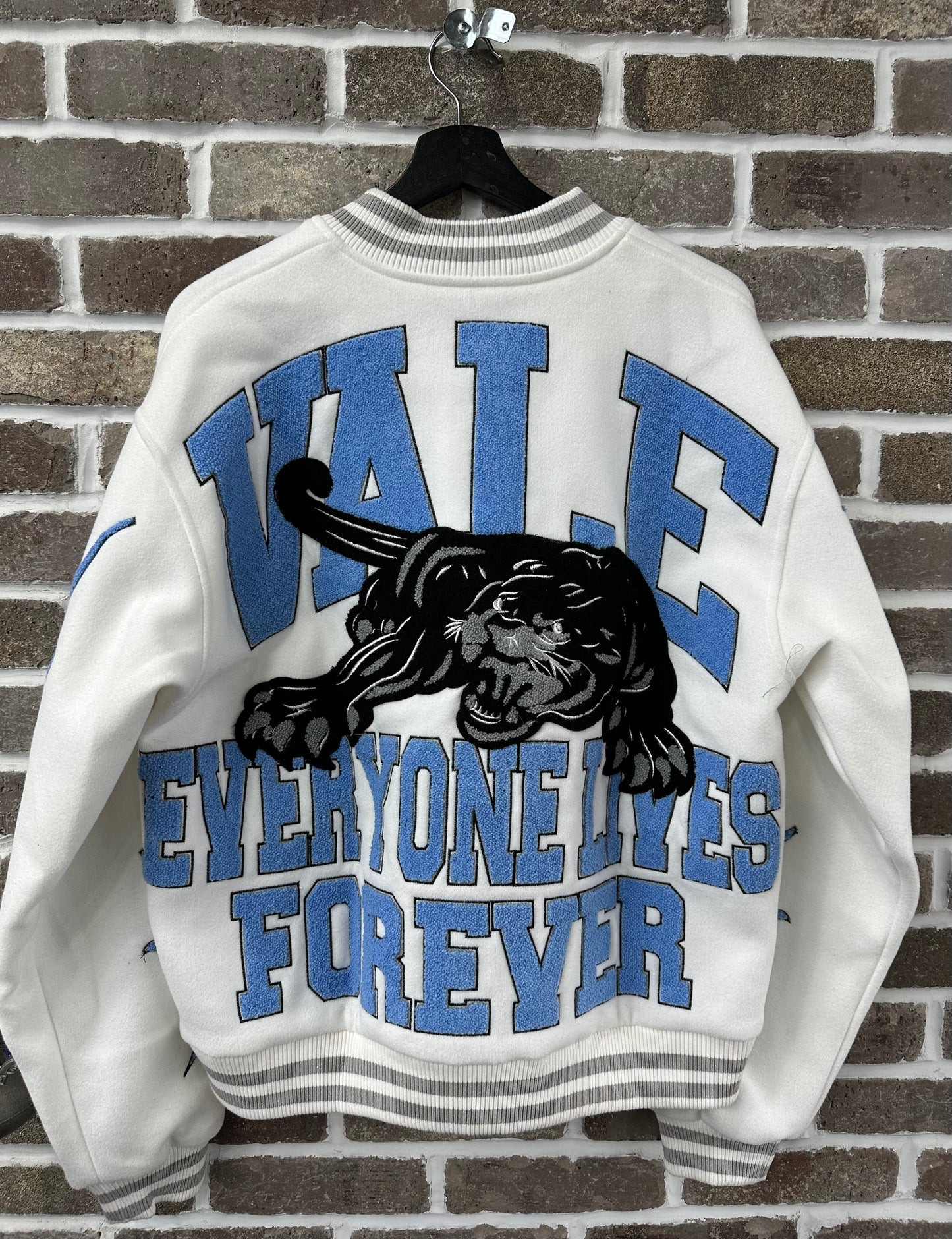 Vale Forever Varsity Jacket Ice Grey