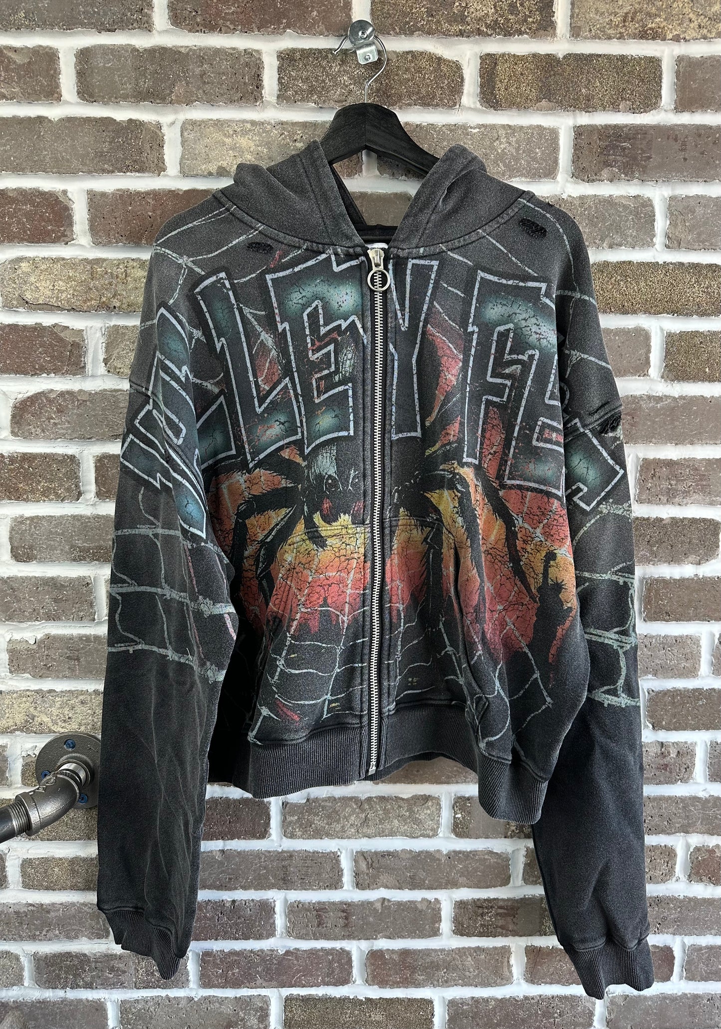 Vale Forever Widow Big Zip Up Hoodie