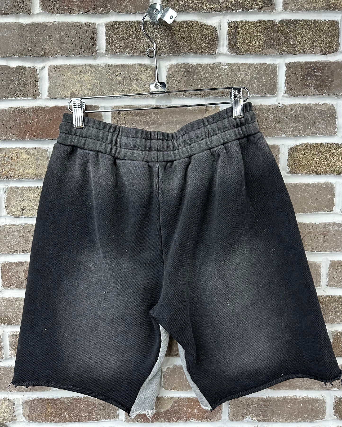 Lost Intricacy Rhinestone Black/White Mitt Shorts