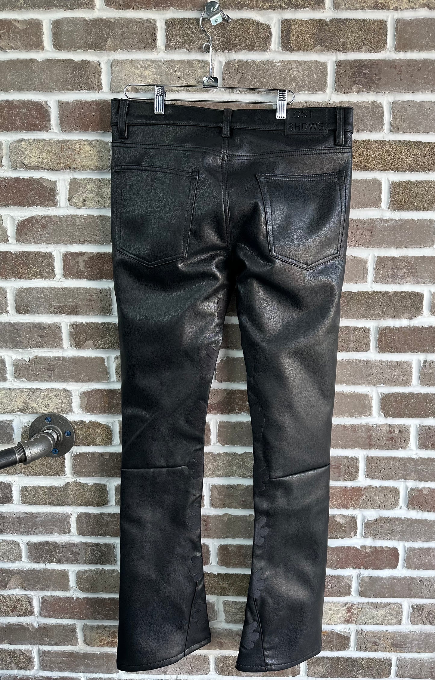 Lost Shdws Black Leather Pants