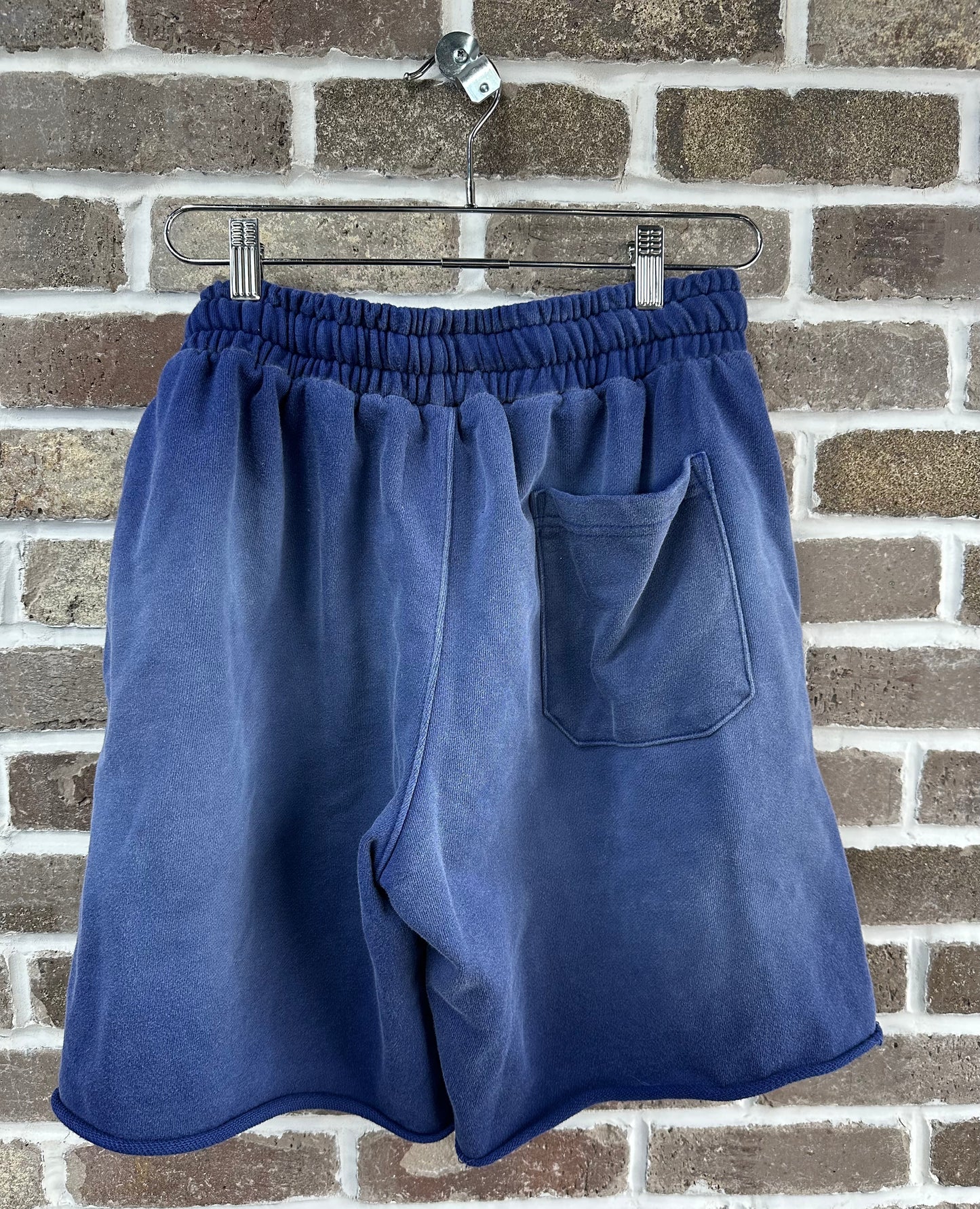 Vertabrae Double Emblem Shorts Blue