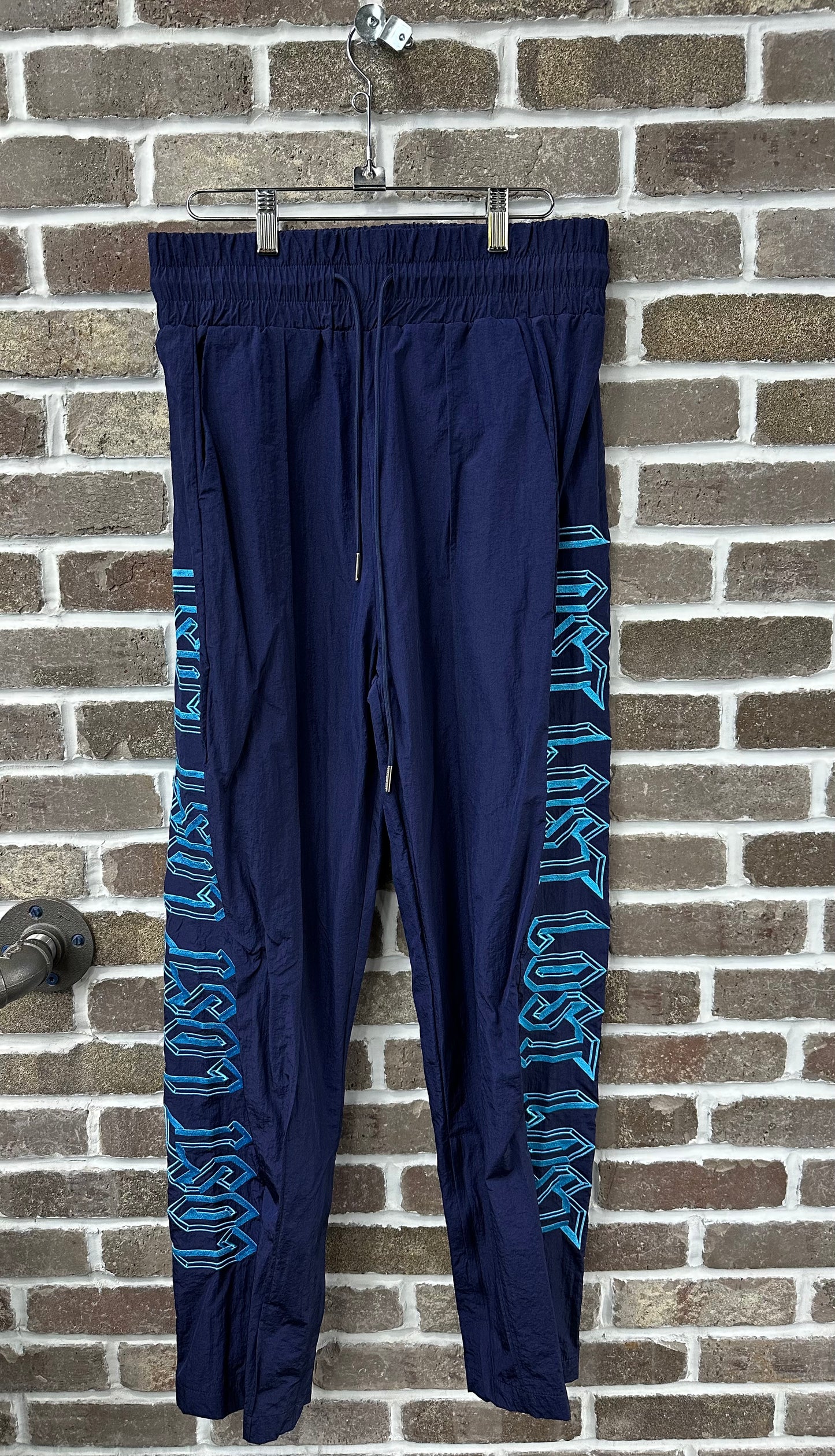 Lost Intricacy Navy Trackpants
