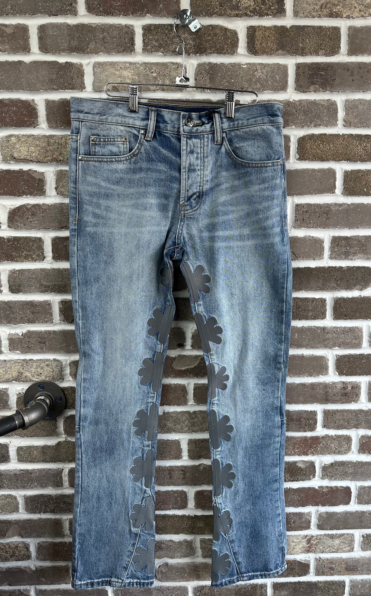 Lost Shdws Blue/Grey Denim Jeans