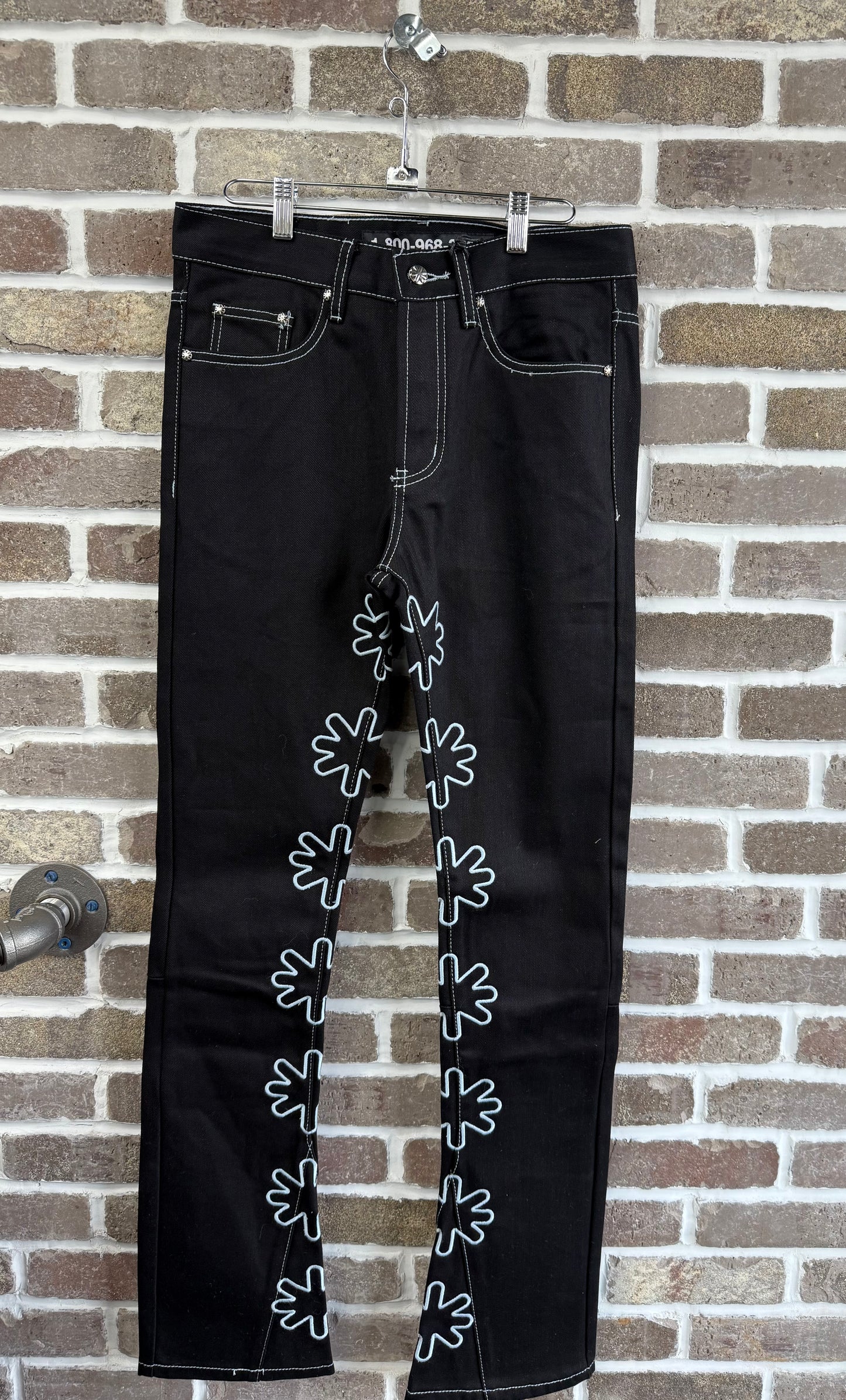 Lost Shdws Blue Outline Denim Jeans