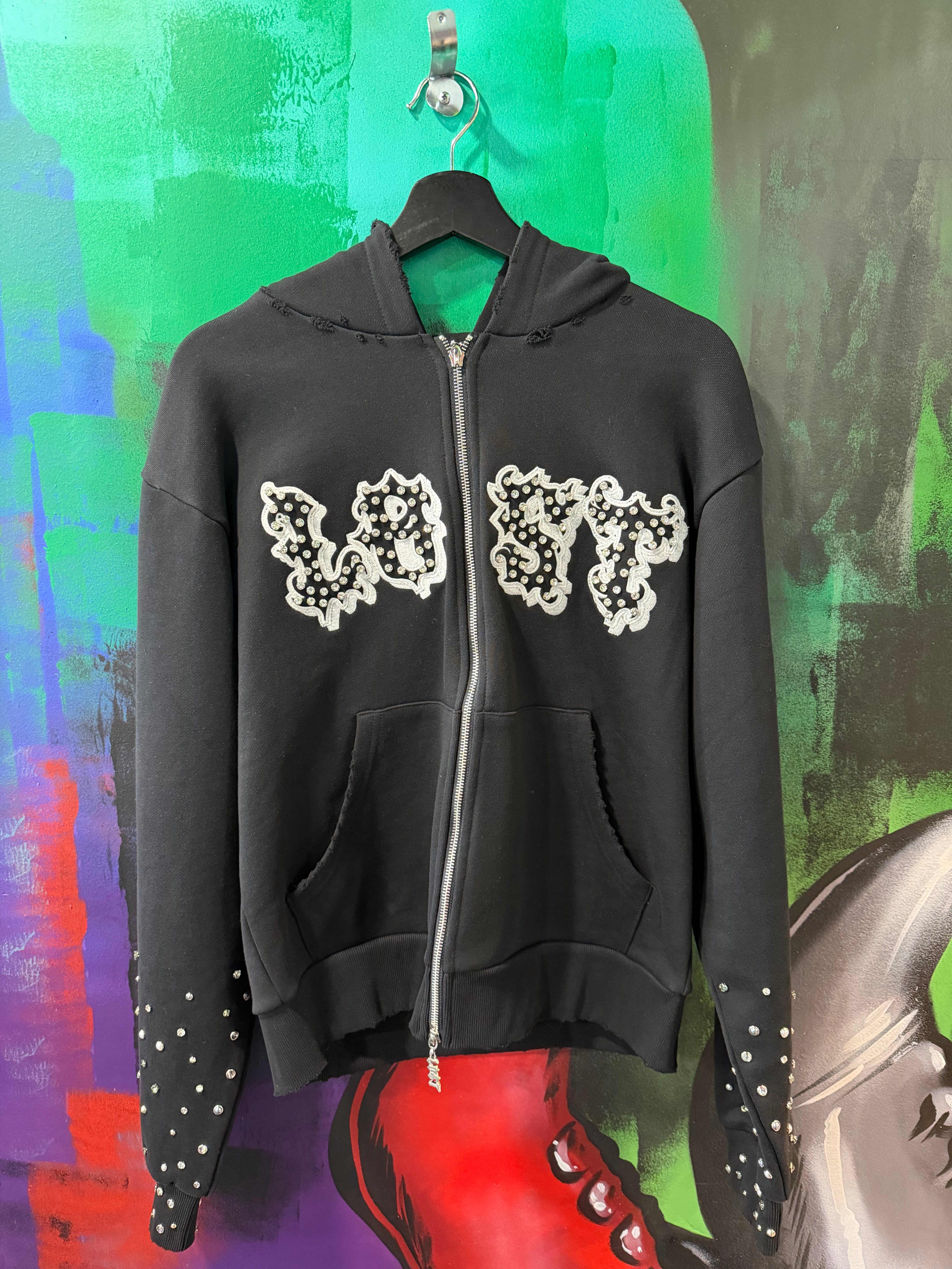 Lost Intricacy Patch 2.0 Black Zip Up Hoodie