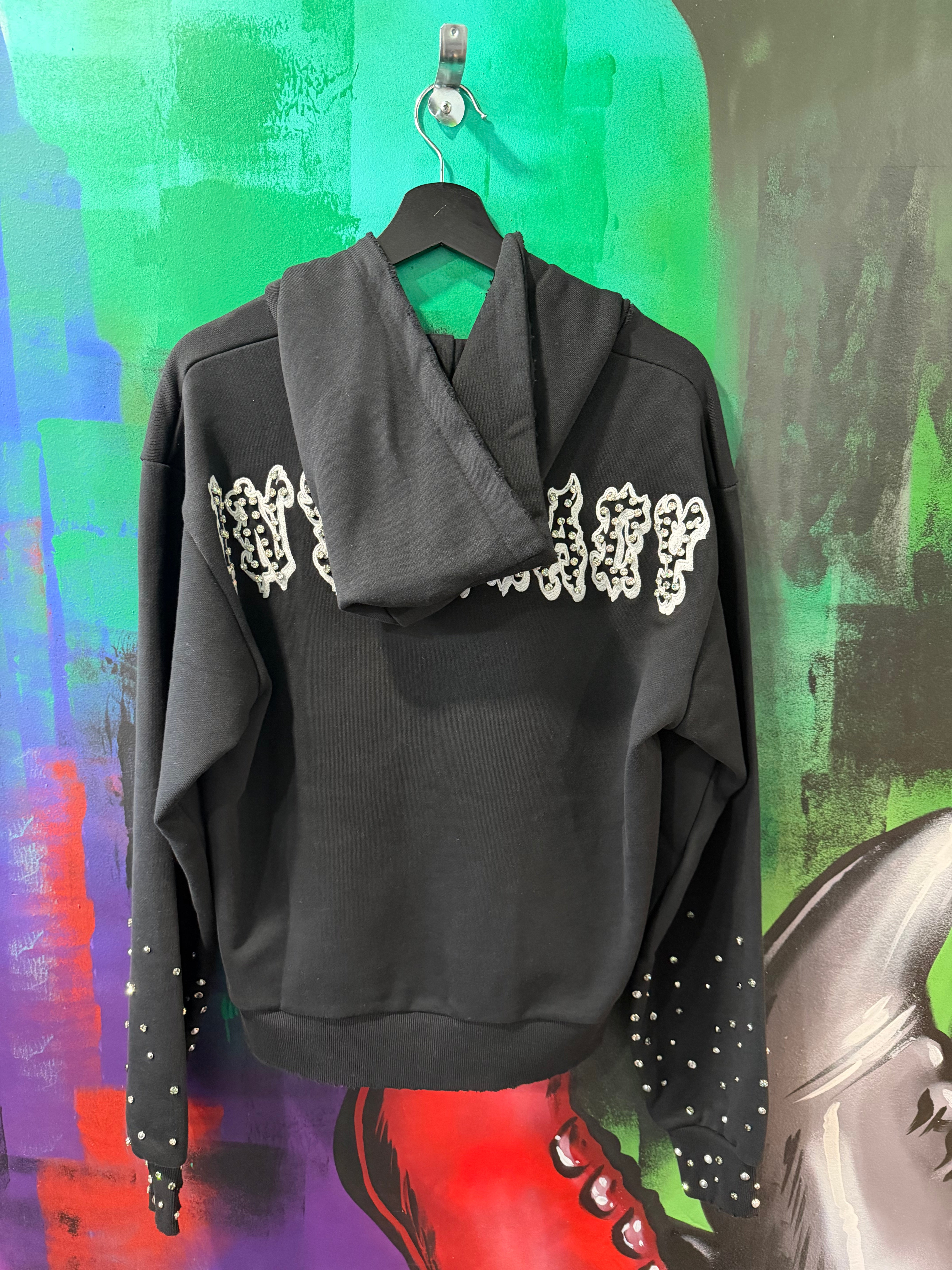 Lost Intricacy Patch 2.0 Black Zip Up Hoodie
