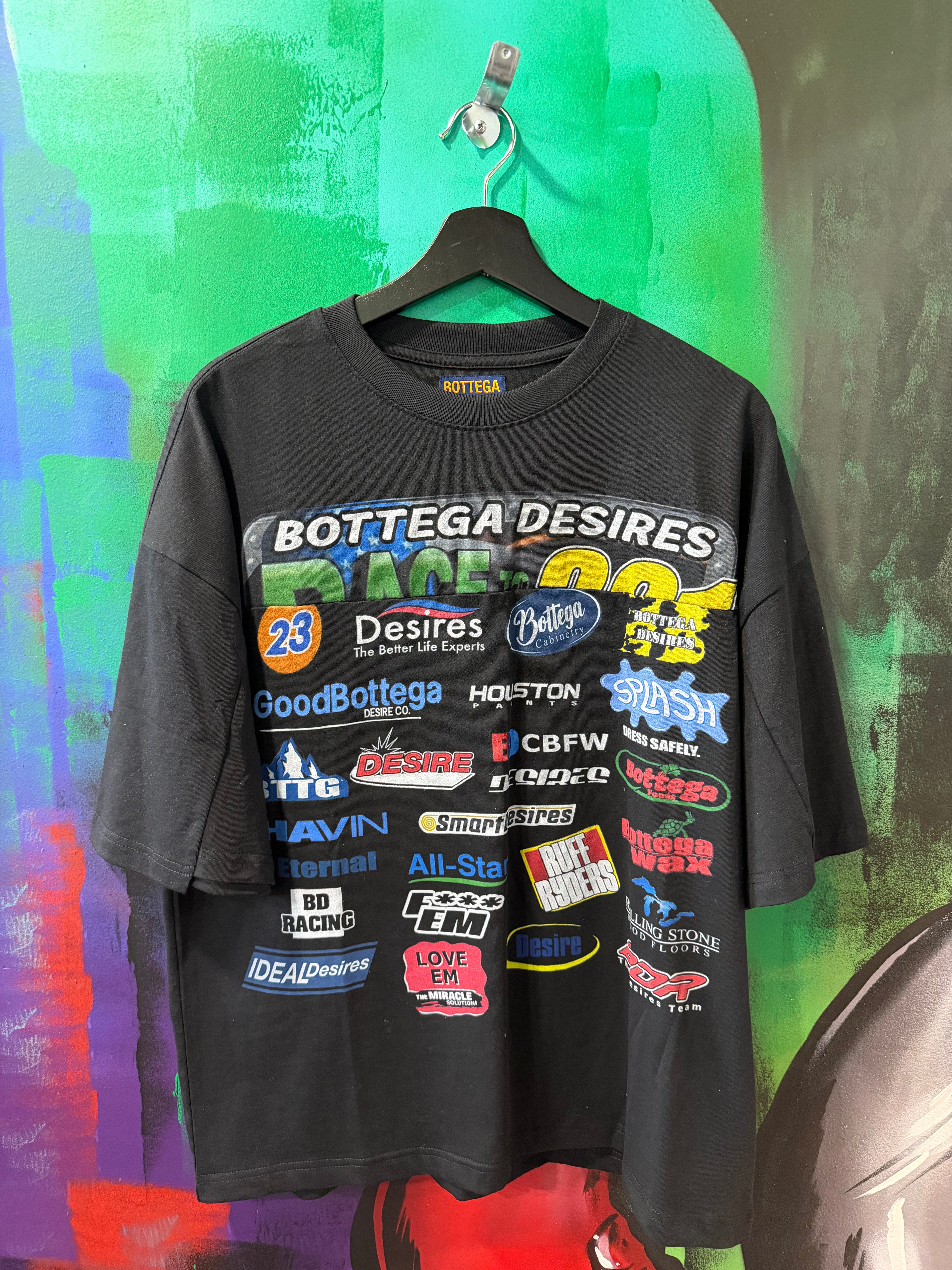 Bottega Desires Race Black Tee