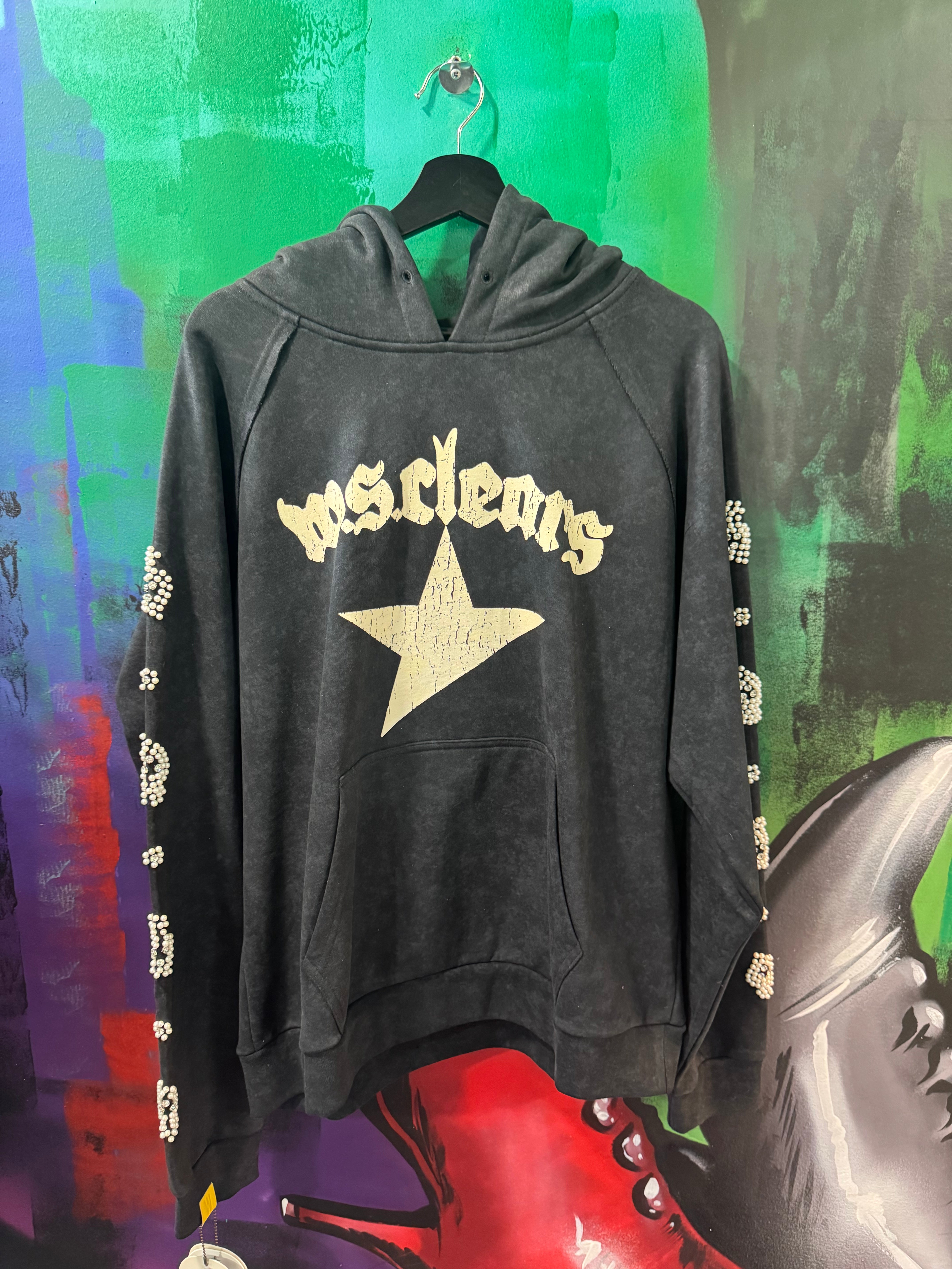 When Smoke Clears Black/Bone Pearl Hoodie